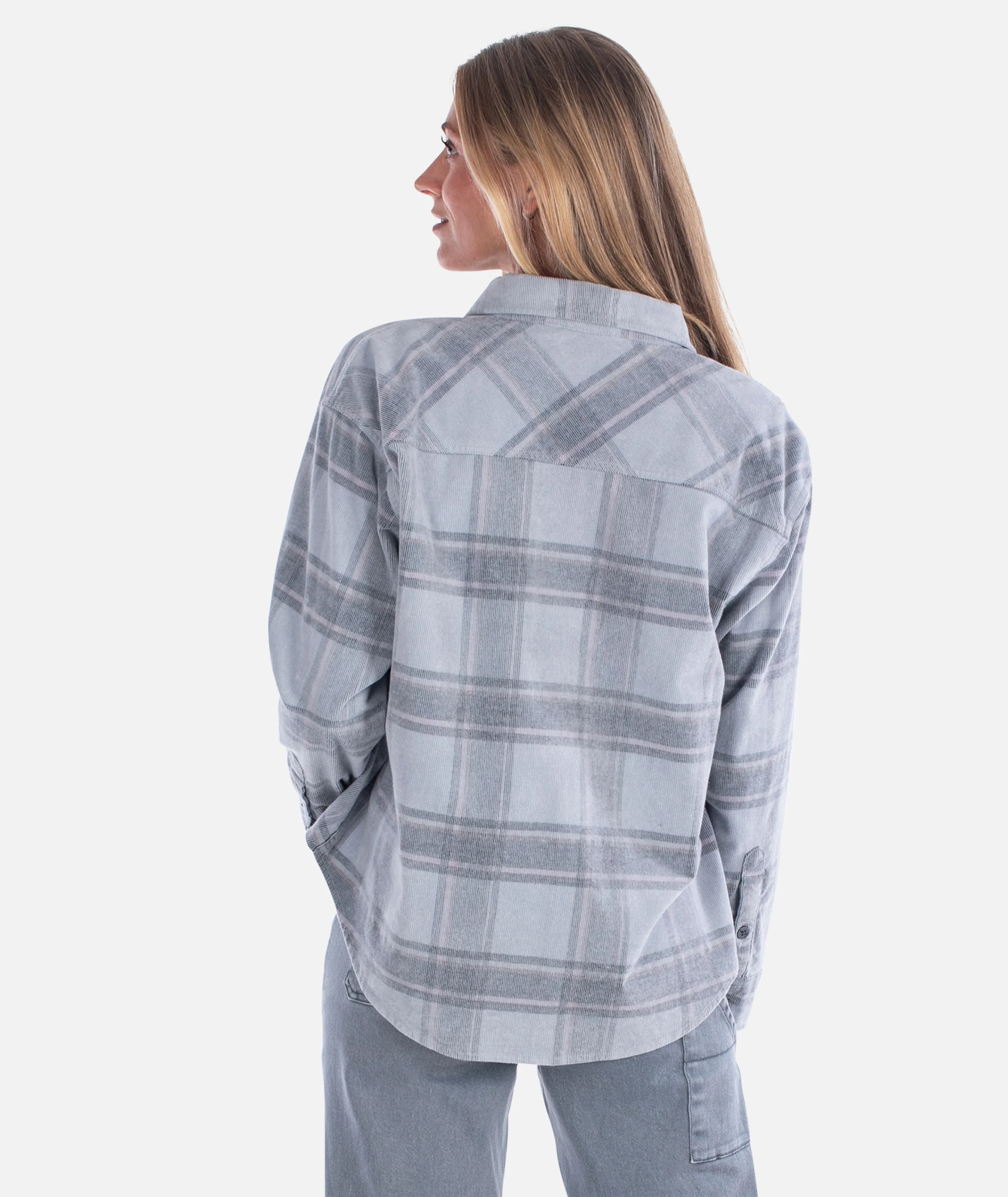 Alpine Corduroy Shirt - Grey - Image 4
