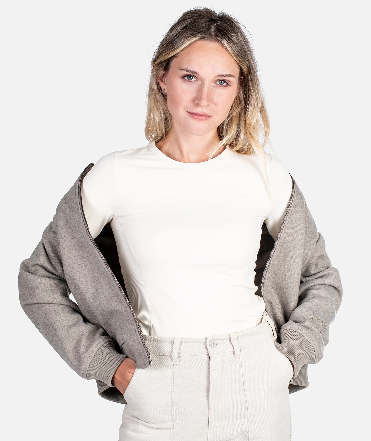 Alta Base Layer Shirt - Cream - Image 2