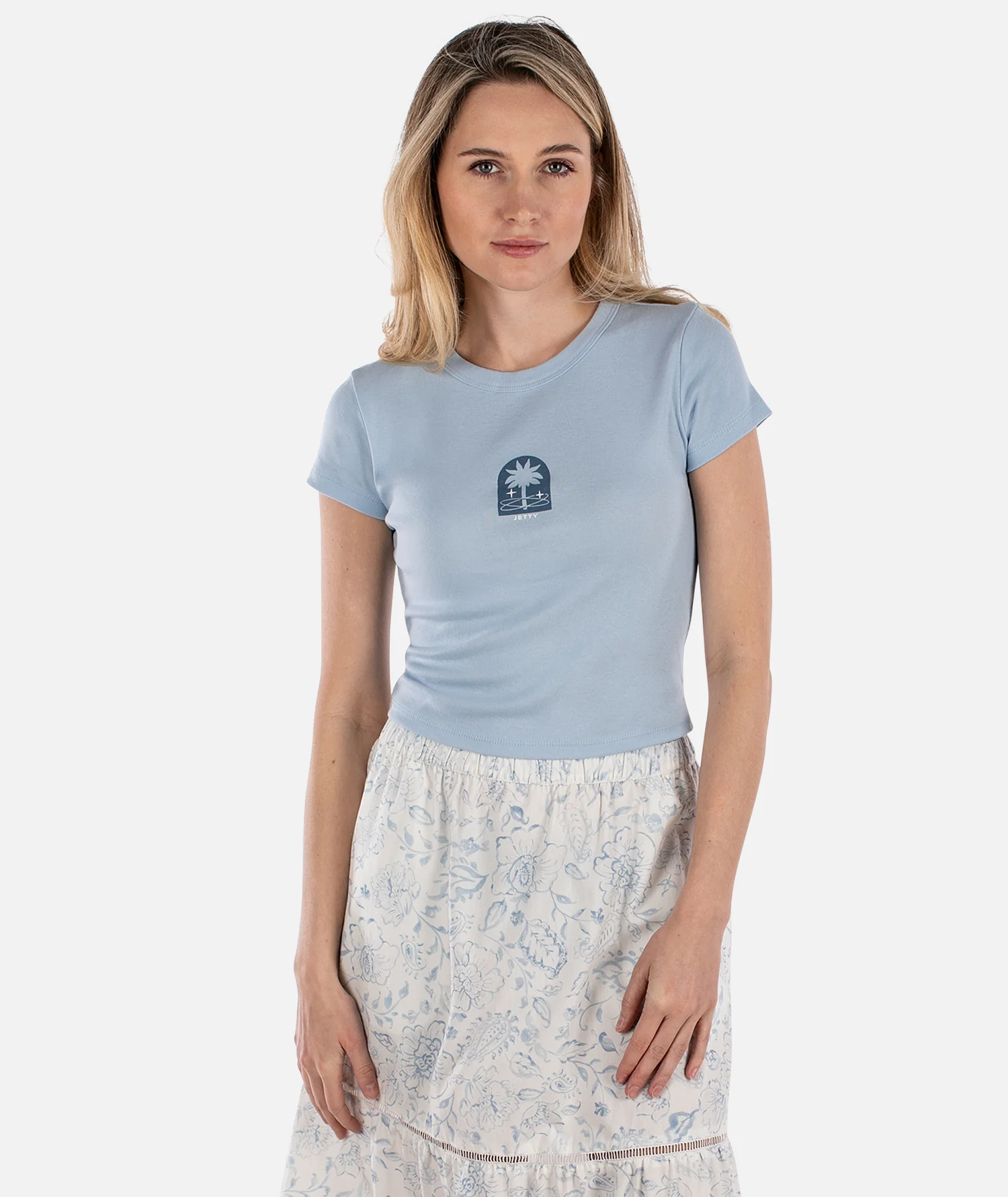 Astrosurf Micro Rib Baby Tee - Baby Blue