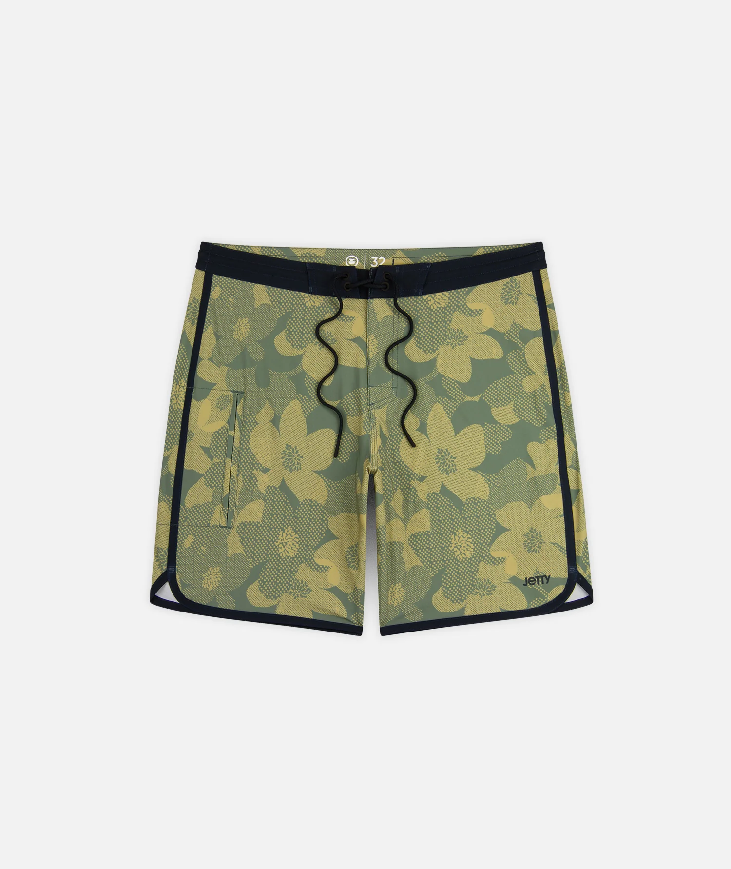 Atlantic Boardshort - Teal Mustard