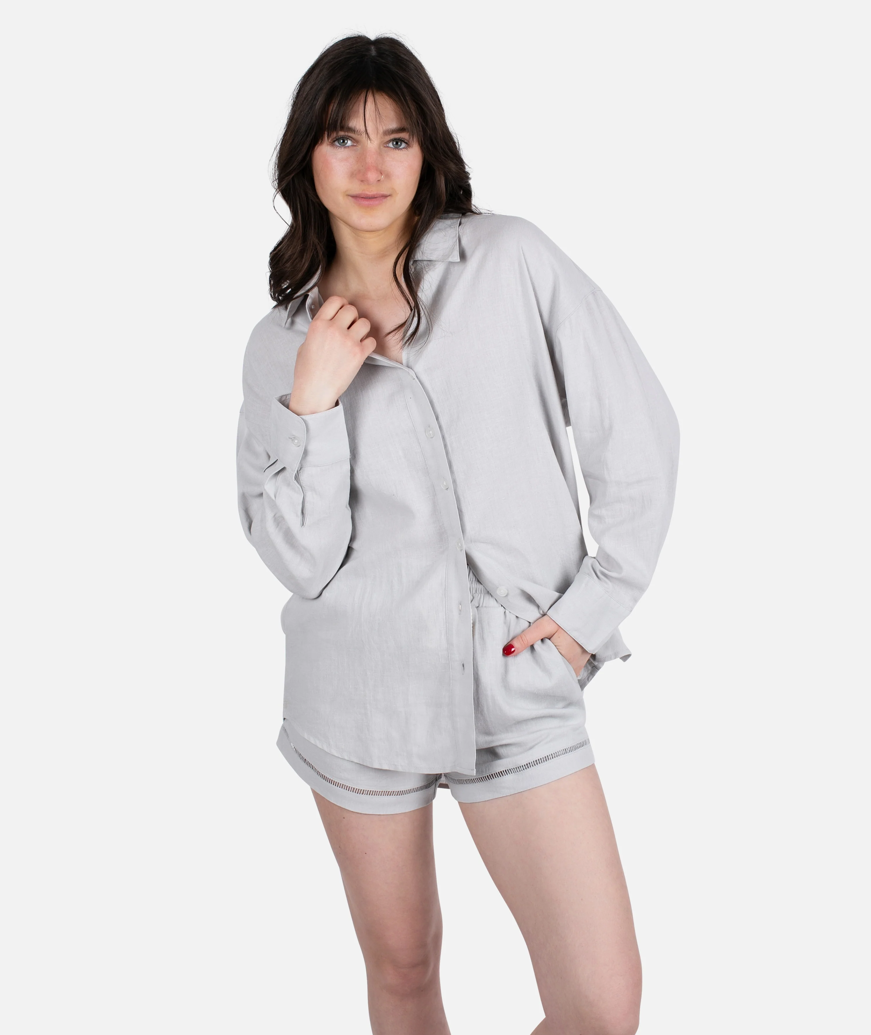 Atlantis Oversized Shirt - Blue - Image 3
