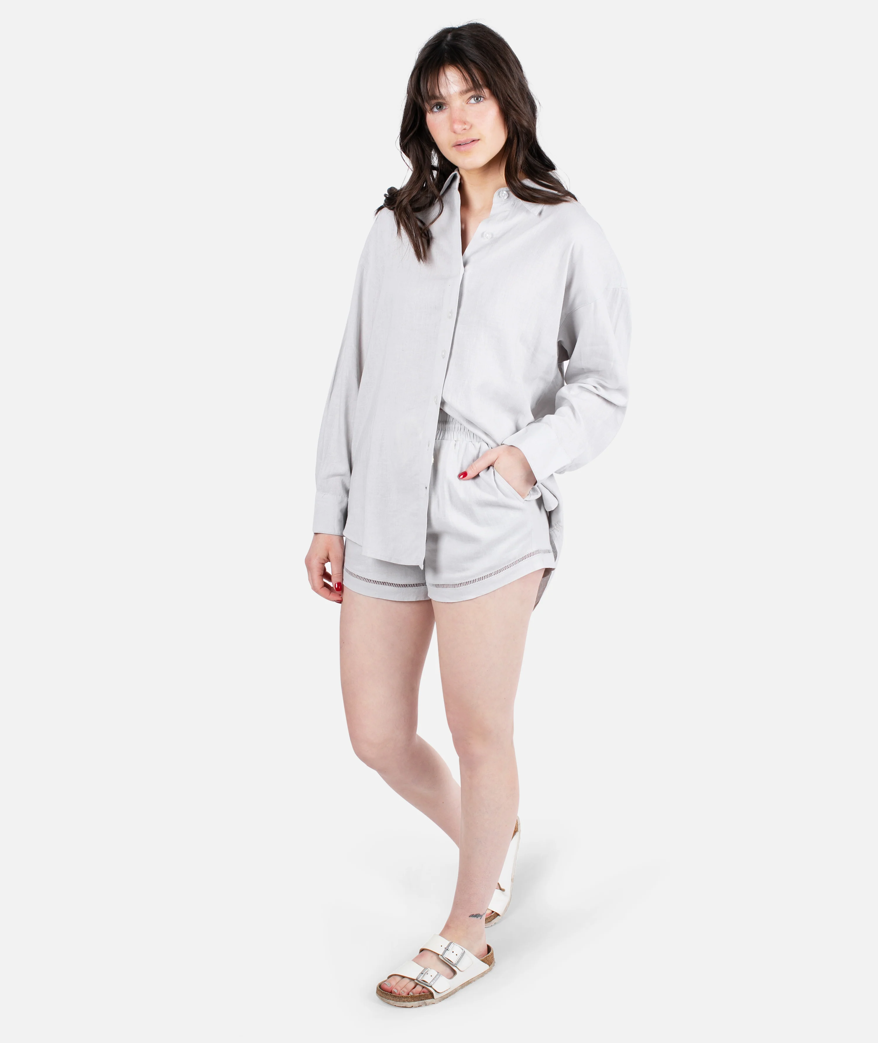 Atlantis Oversized Shirt - Blue - Image 4