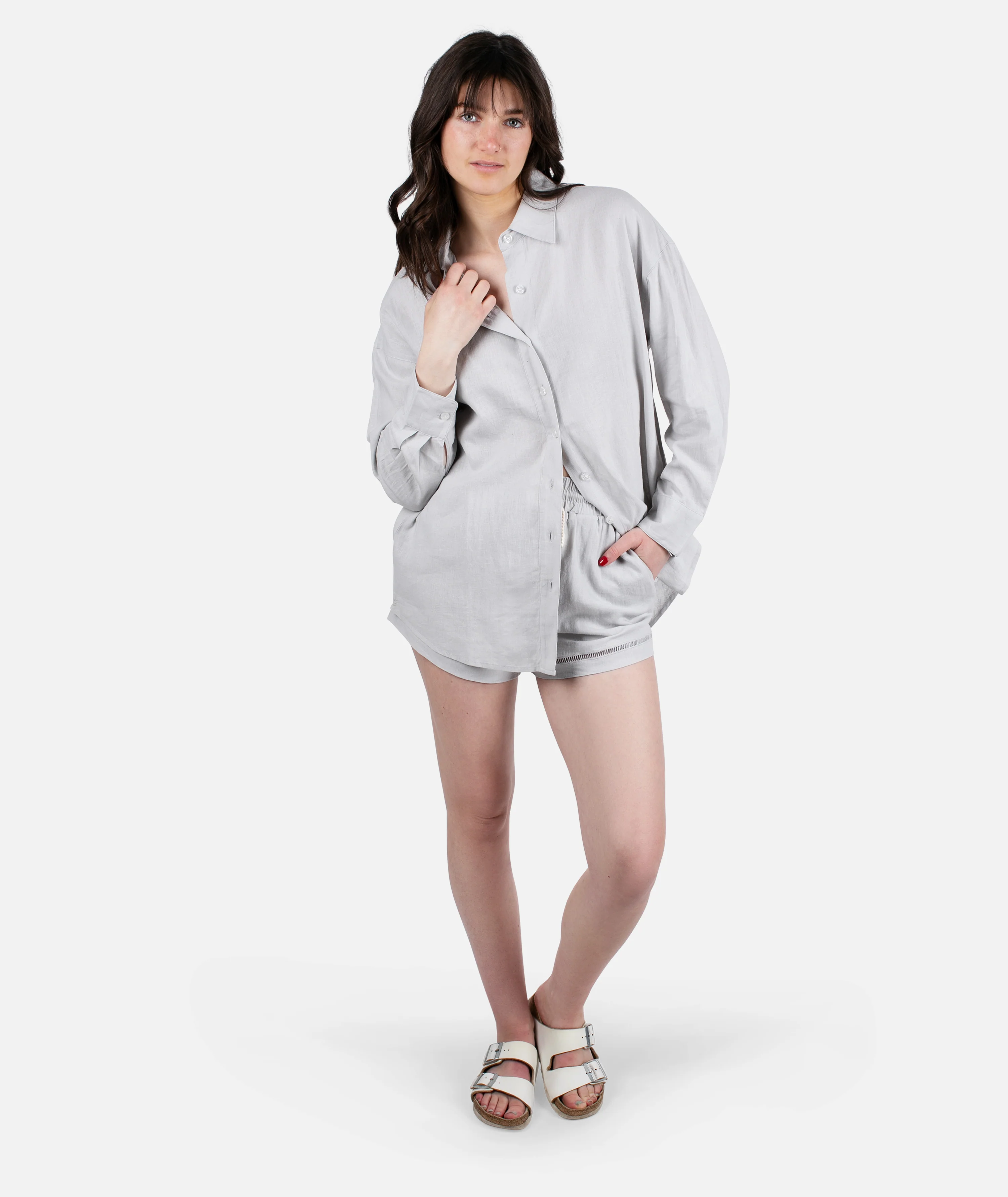 Atlantis Oversized Shirt - Blue - Image 5