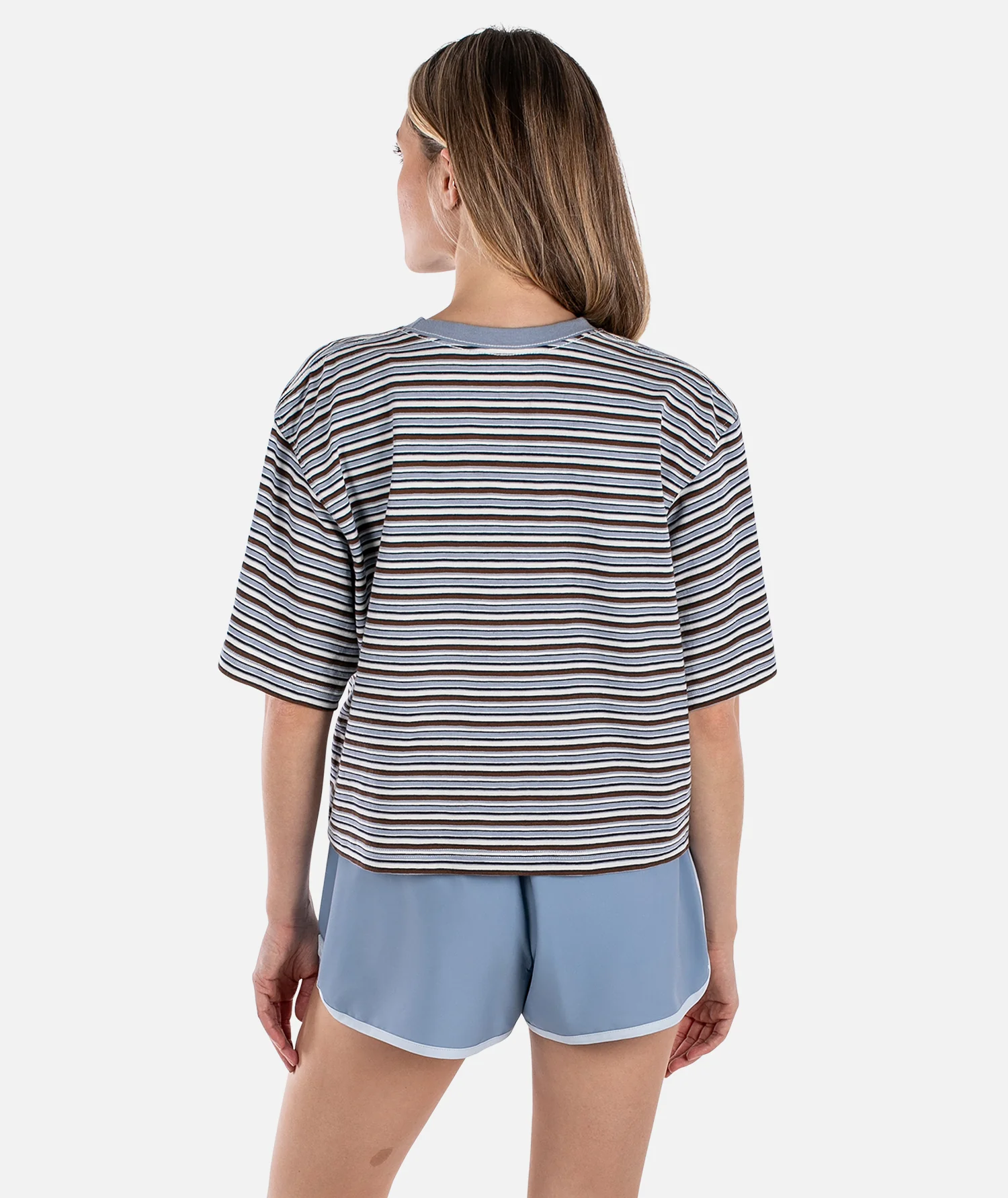 Avalon Striped Tee - Blue - Image 2