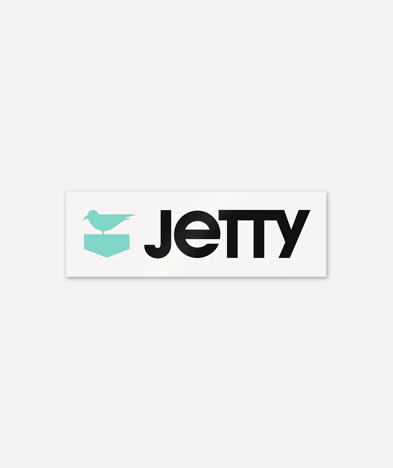 Mint Banner Sticker- White