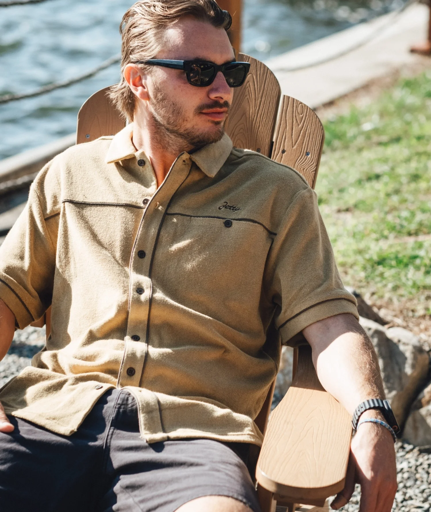 Barnegat Terry Shirt - Mustard - Image 3
