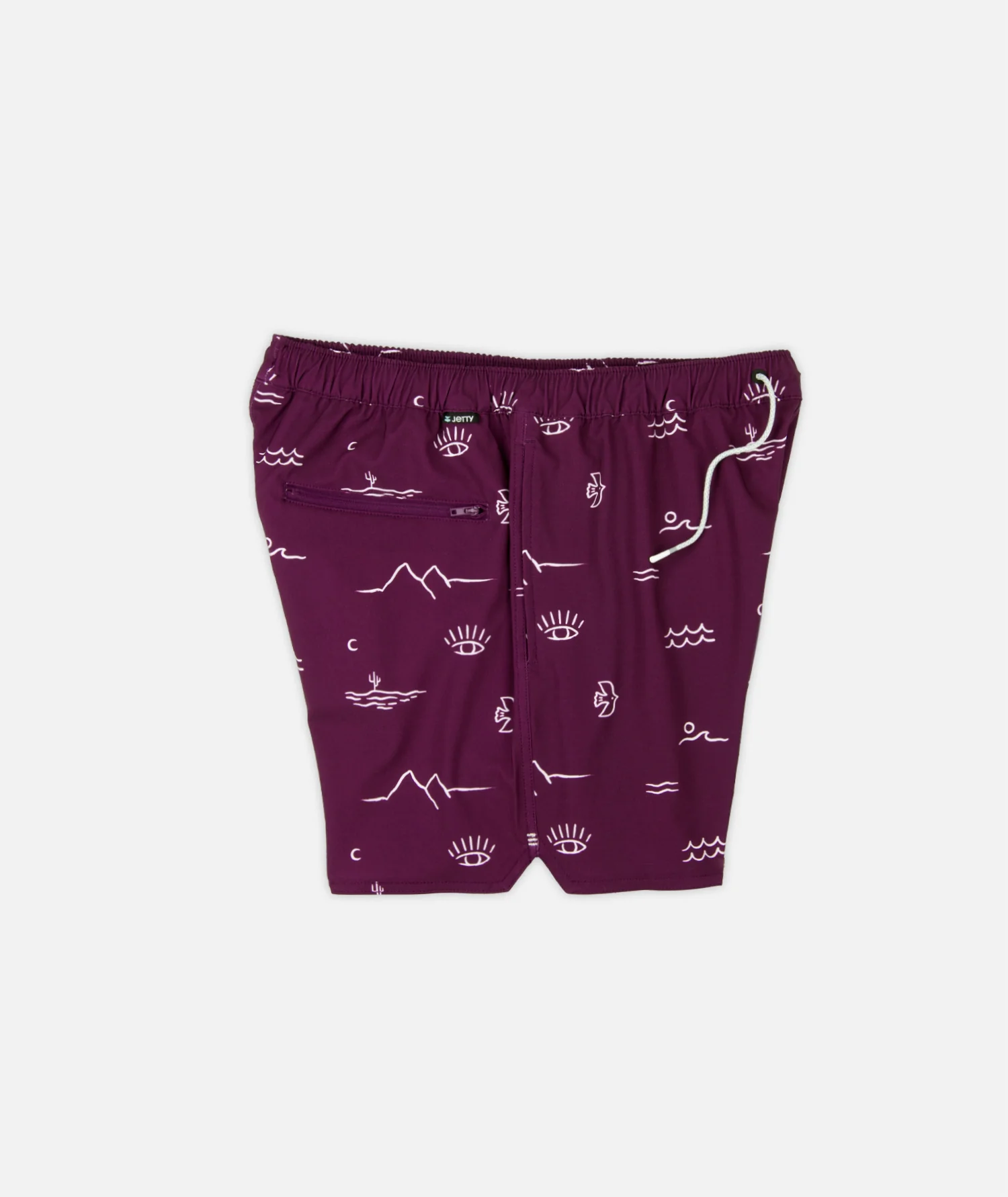 Bayside Volley - Maroon - Image 2