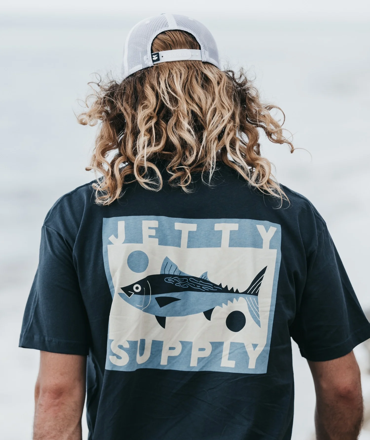Beach Tuna Tee - Blue - Image 3