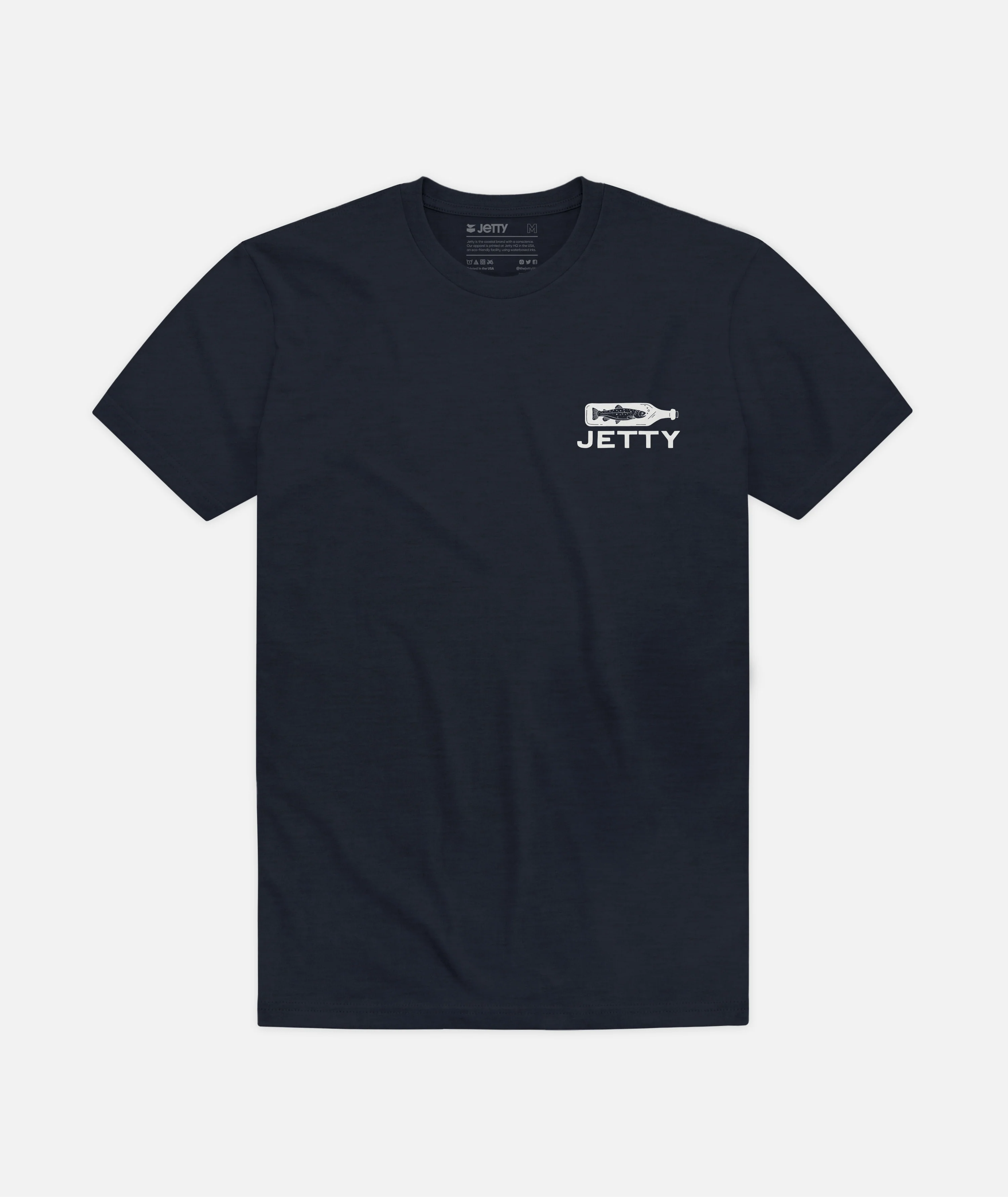 Bottle Service Tee - Solid Navy Tri - Image 2