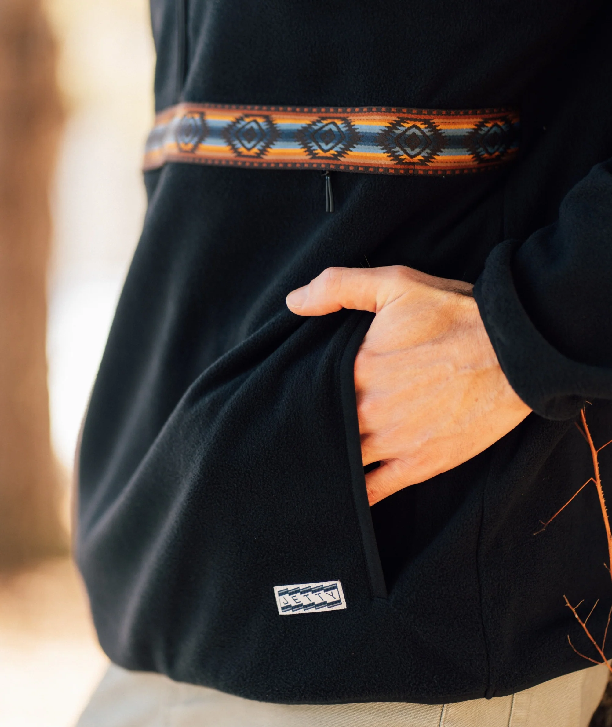 The Brant Fleece - Black - Image 2