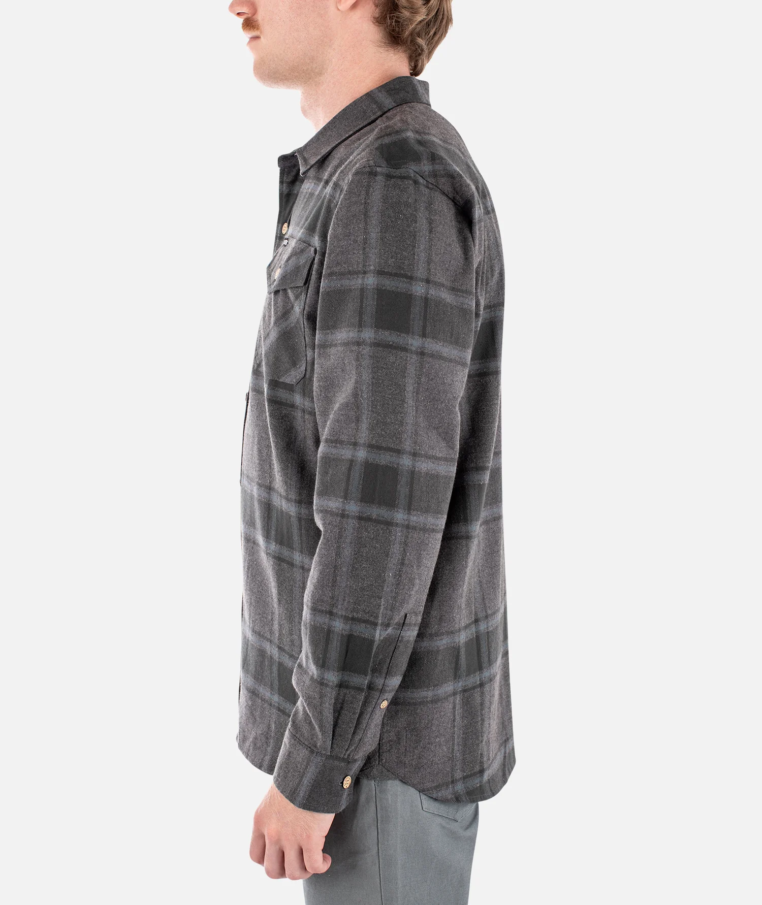 Breaker Flannel - Heather Grey - Image 3