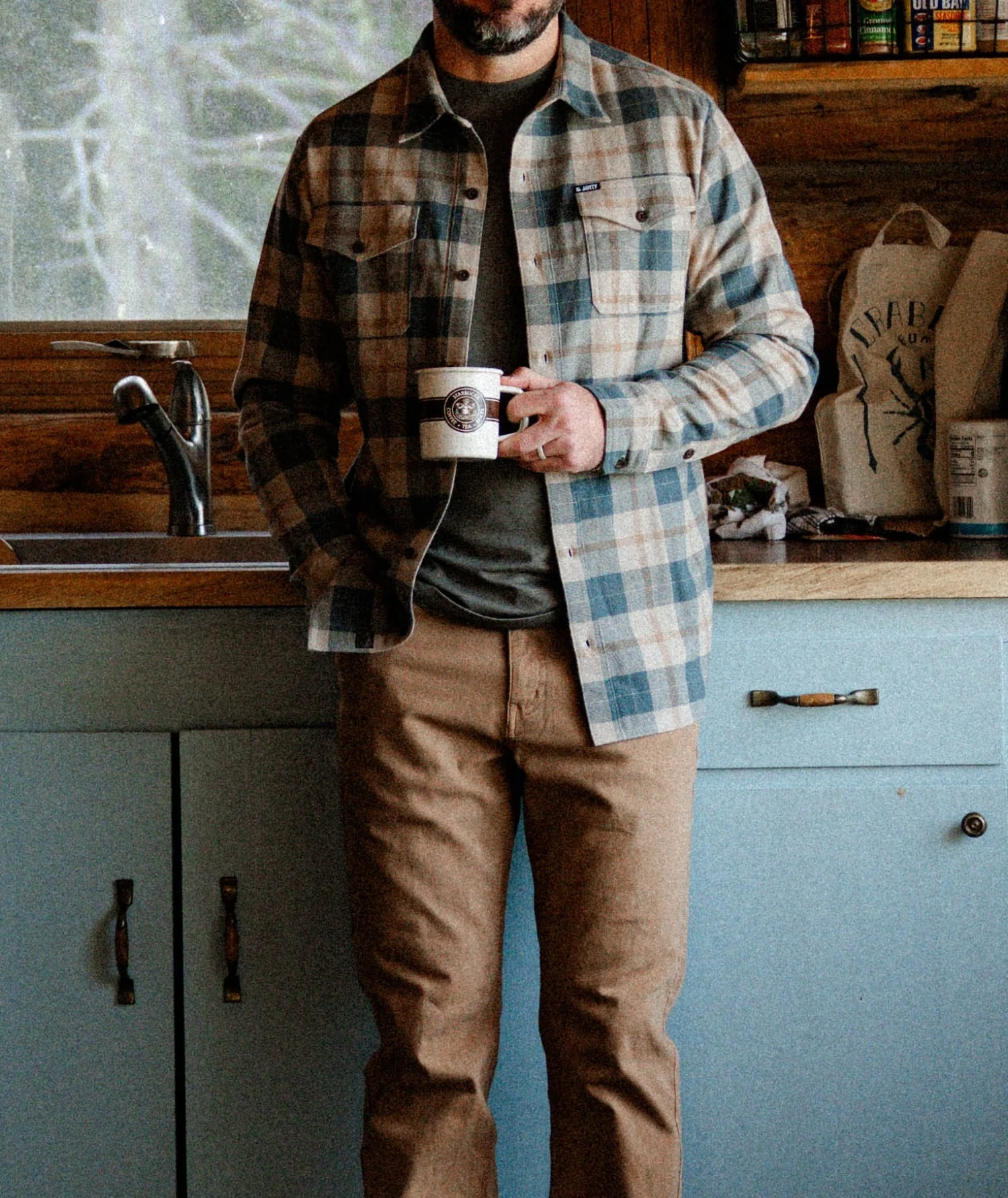 Breaker Flannel - Tan - Image 2