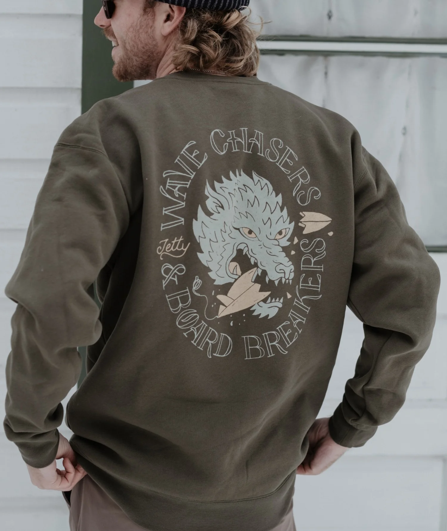 Breakers Crewneck - Army - Image 4