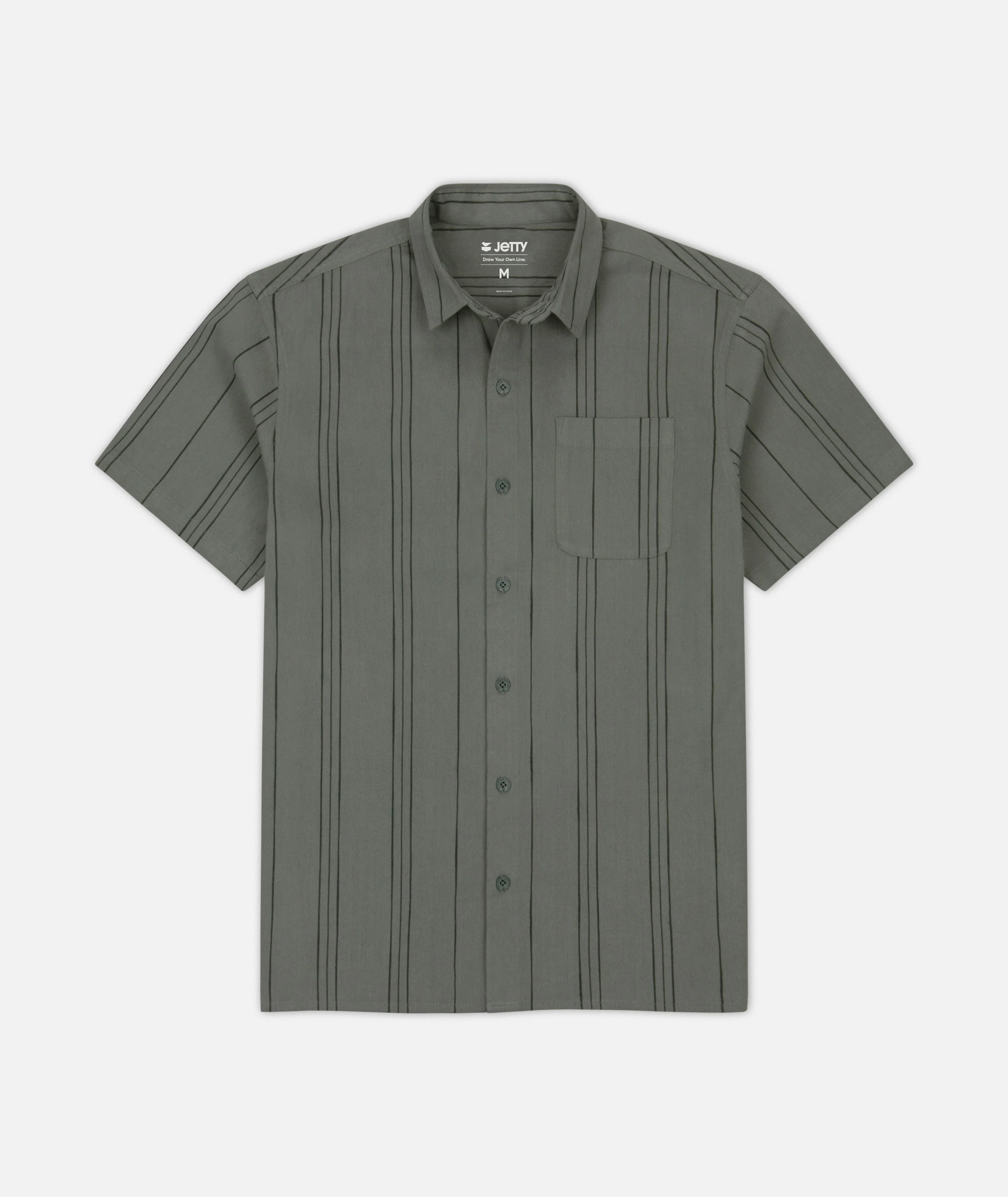 Breeze Striped Shirt - Agave