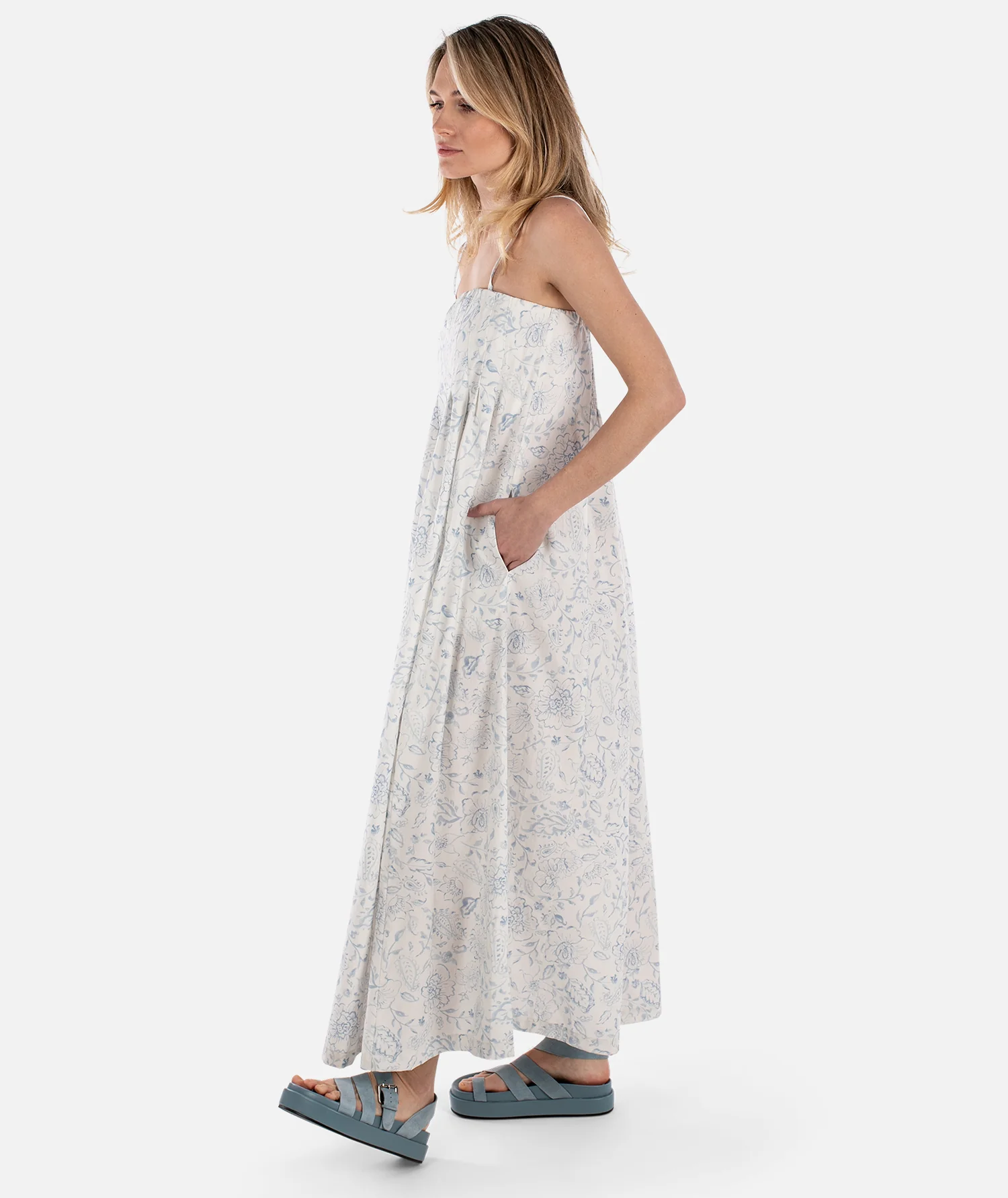 Brielle Dress - Blue - Image 3