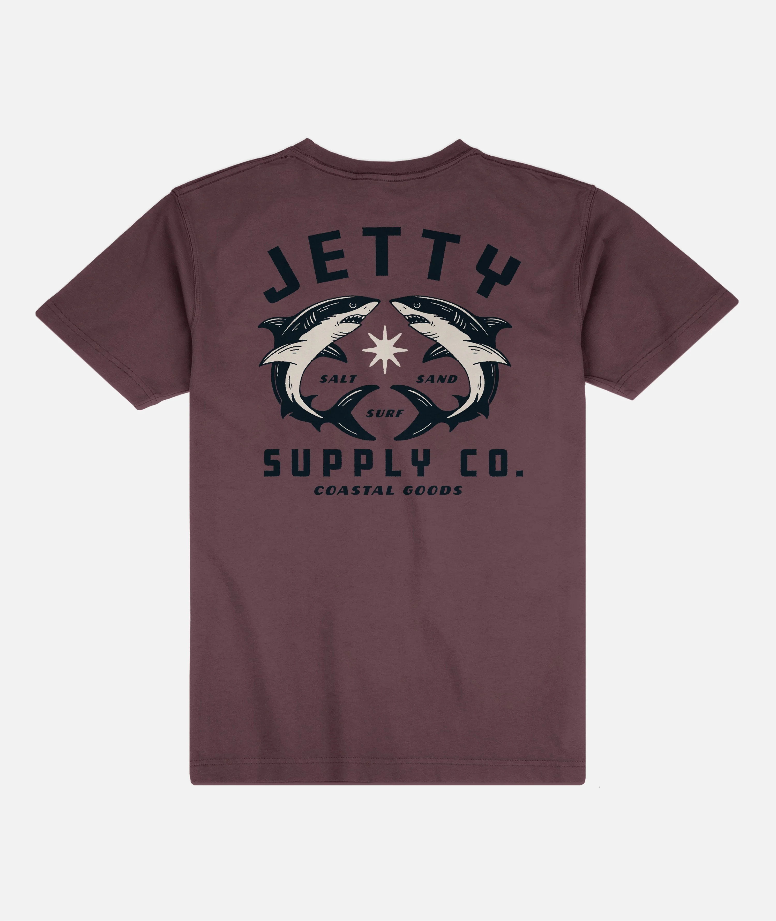 Bullshark Tee - Maroon