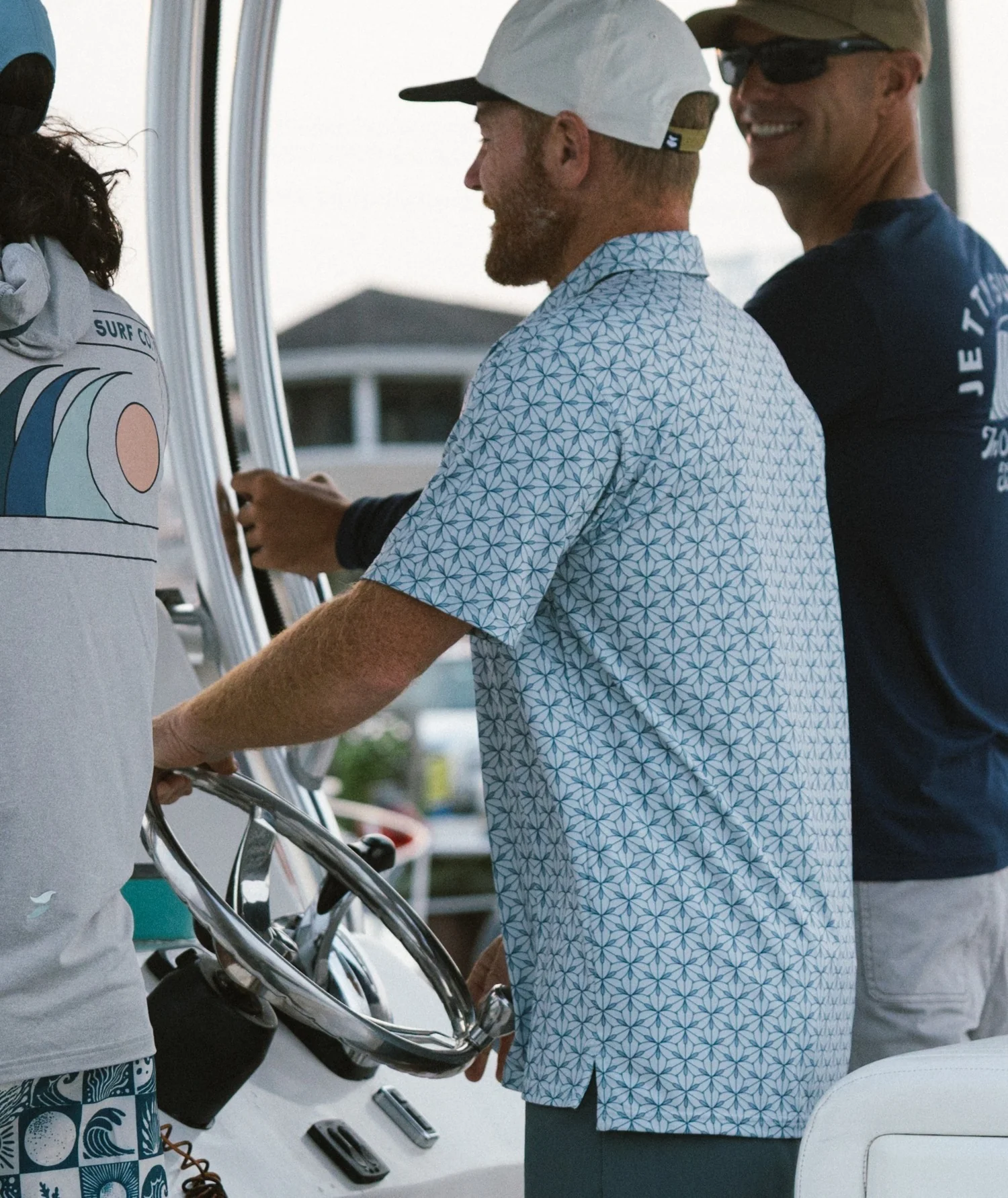 Bunker Polo Shirt - Light Blue - Image 2