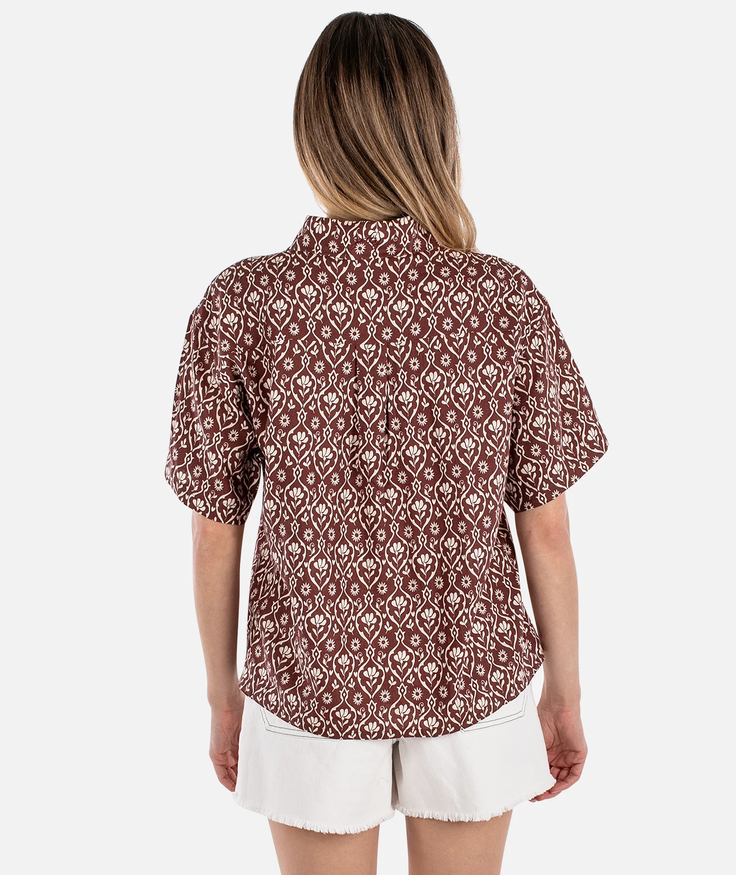 Cape Cod Linen Shirt - Rust - Image 3