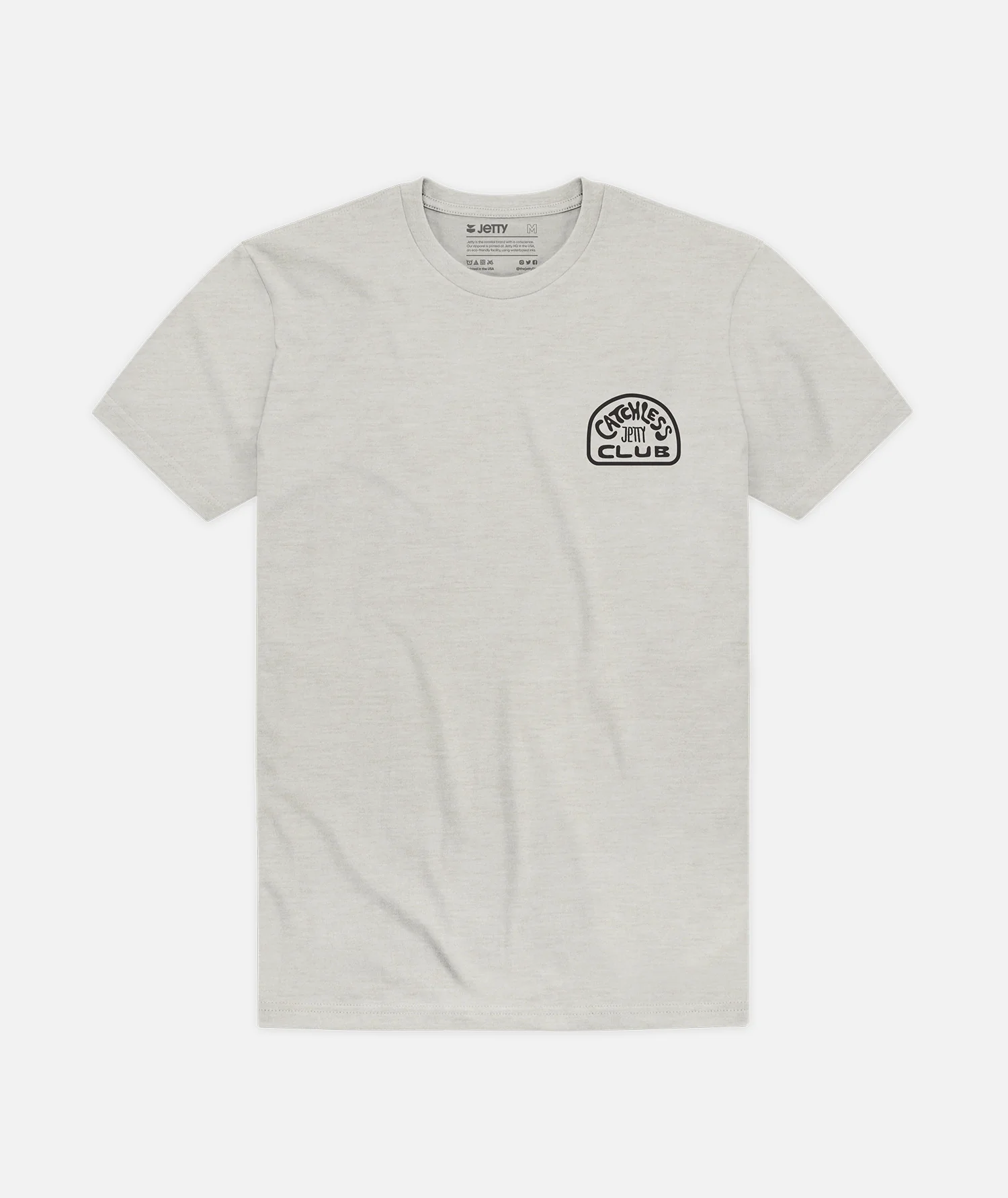 Catchless Club Tee - Heather Grey - Image 2