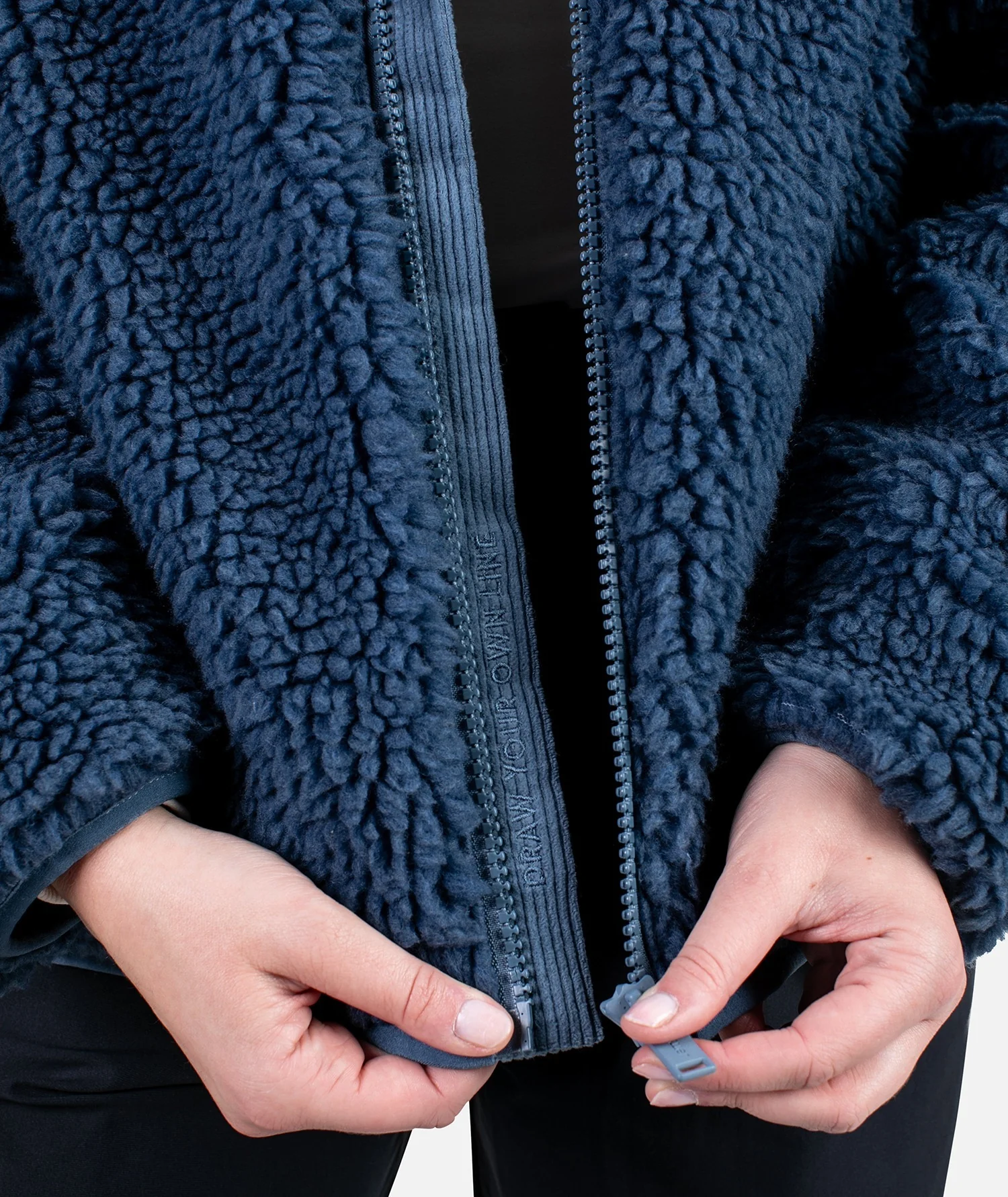 Cedar Hi Pile Fleece Jacket - Blue - Image 3