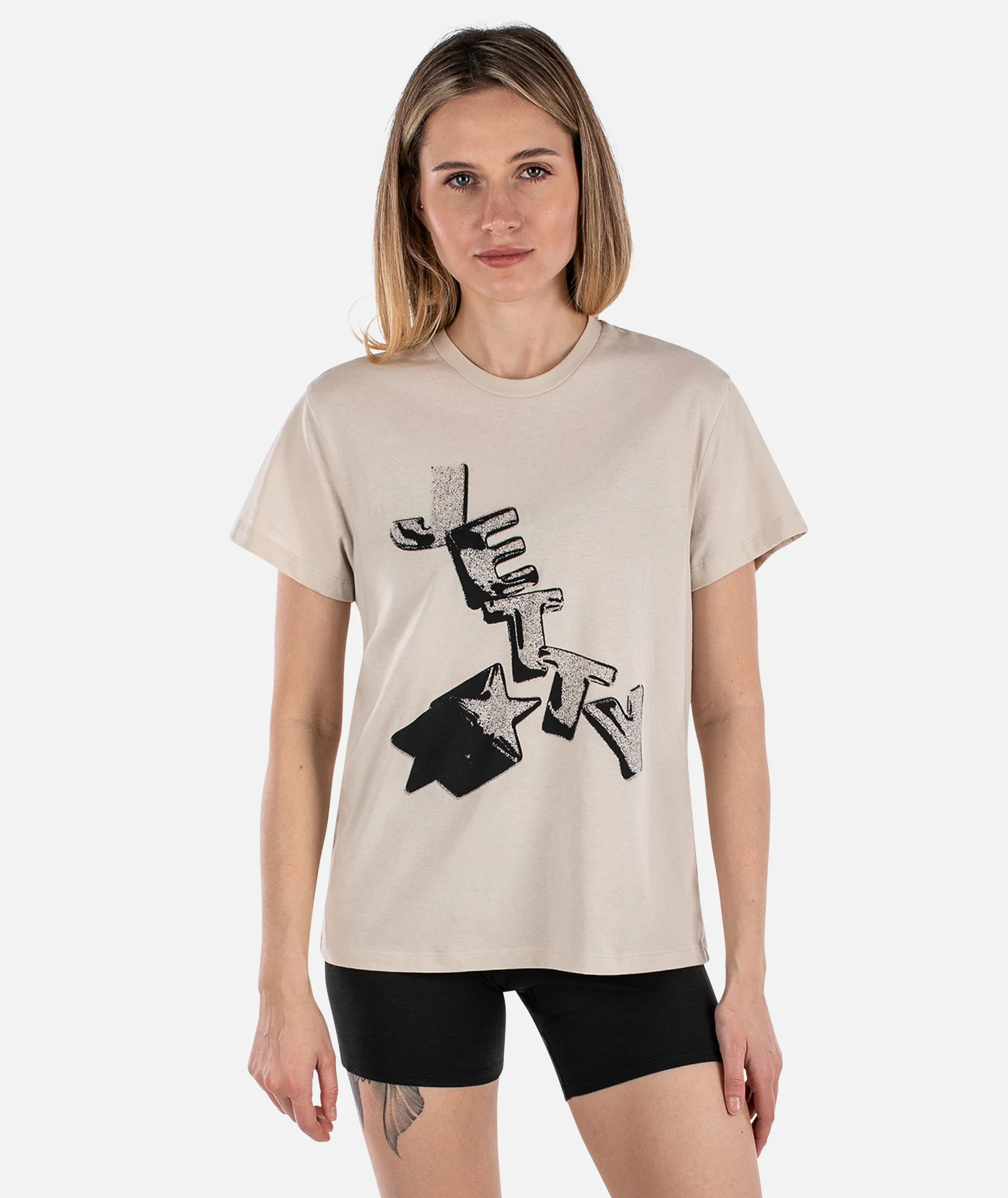 Celestial Boyfriend Tee - Bone