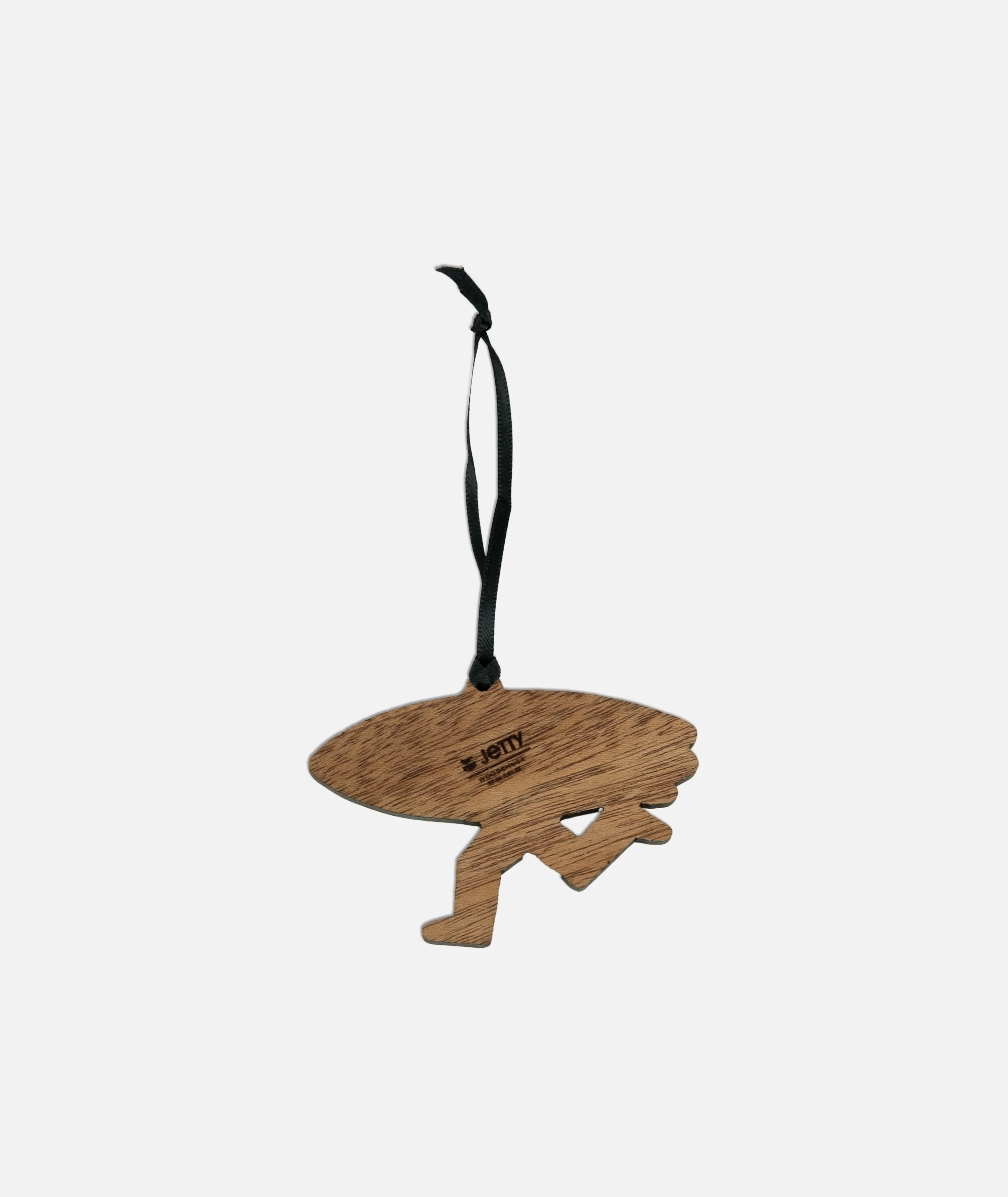 Chaser Wooden Ornament - Brown - Image 2