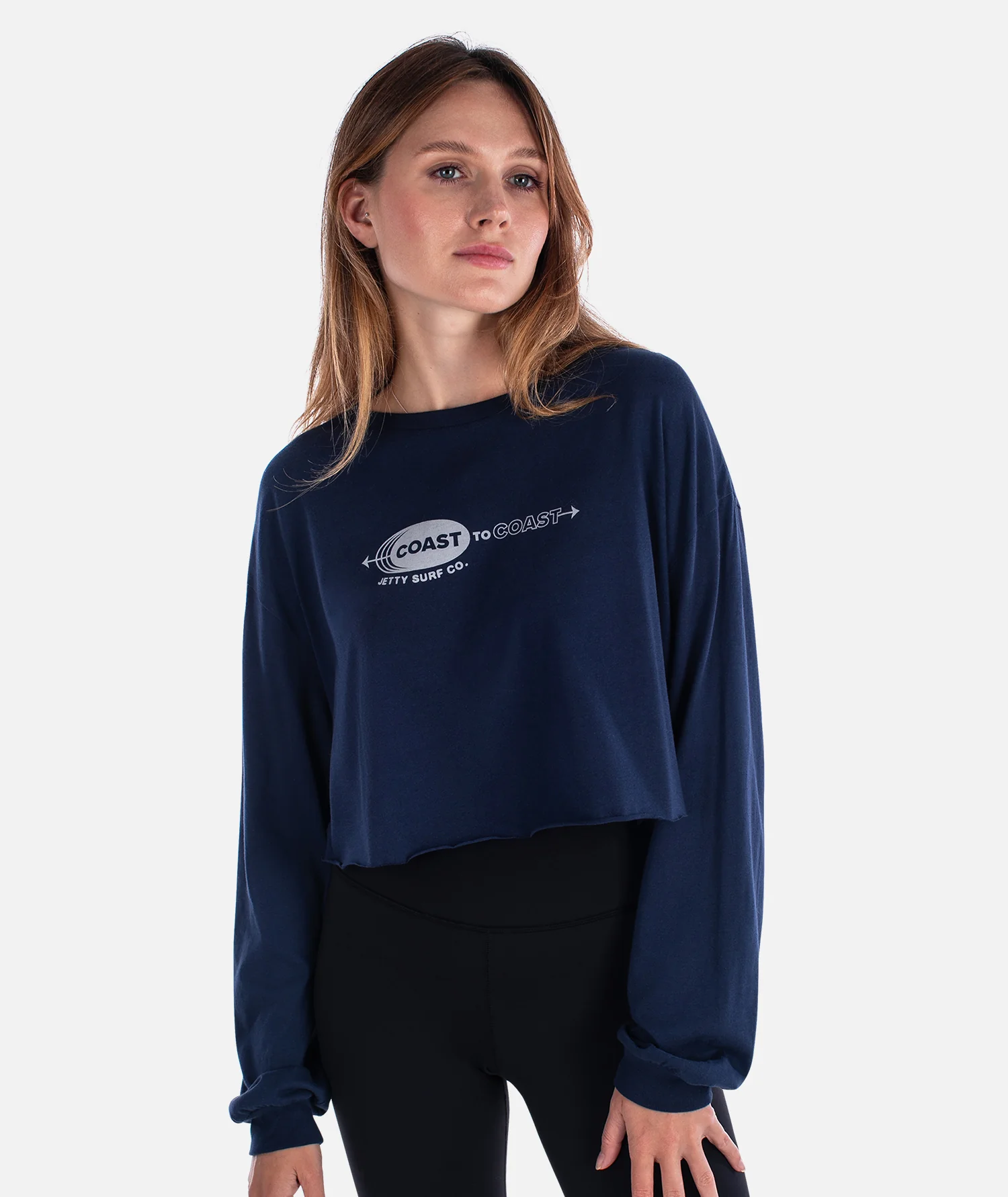 Coast to Coast Long Sleeve - Navy - Image 2