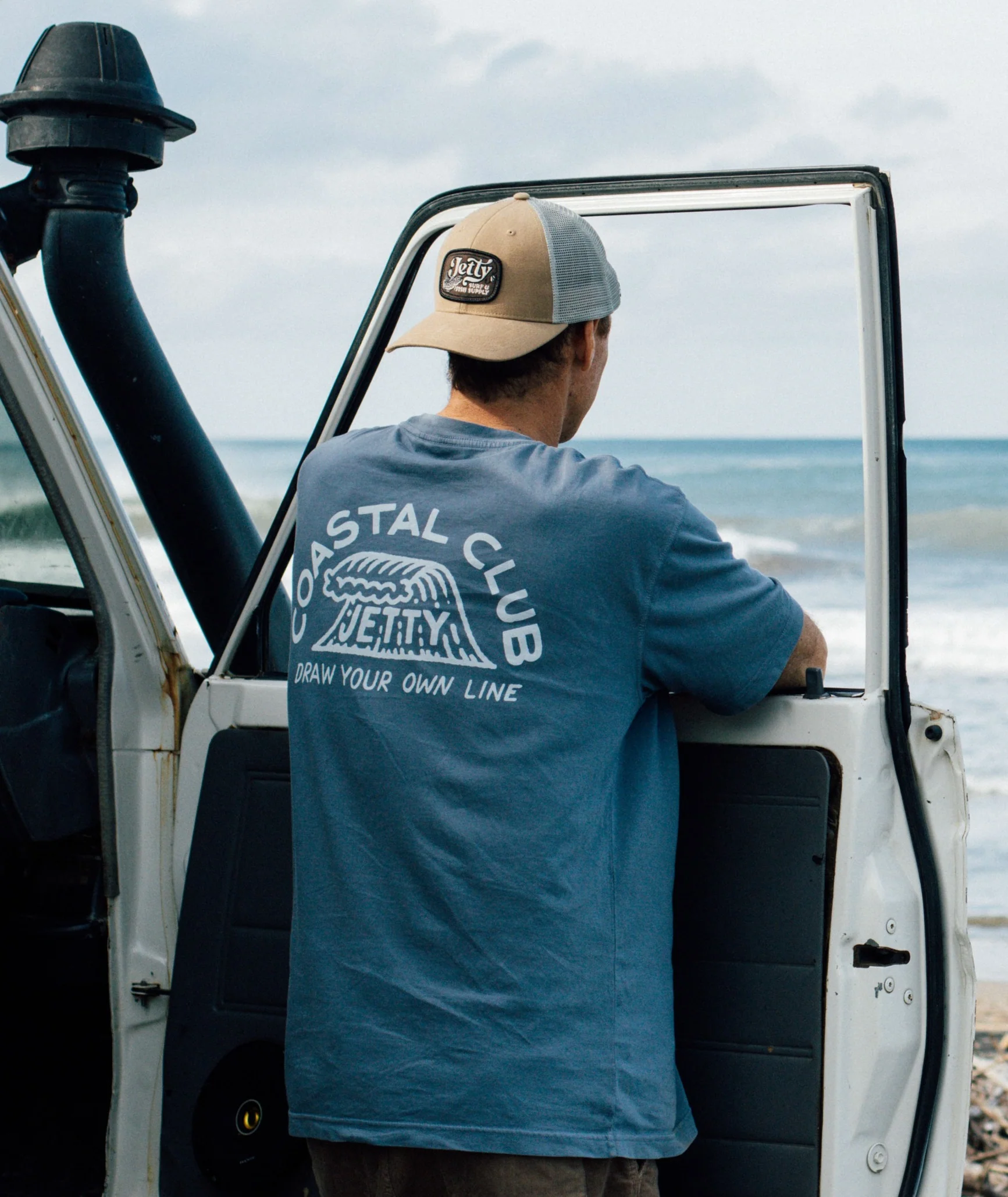 Coastal Club Pocket Tee - Fog - Image 3