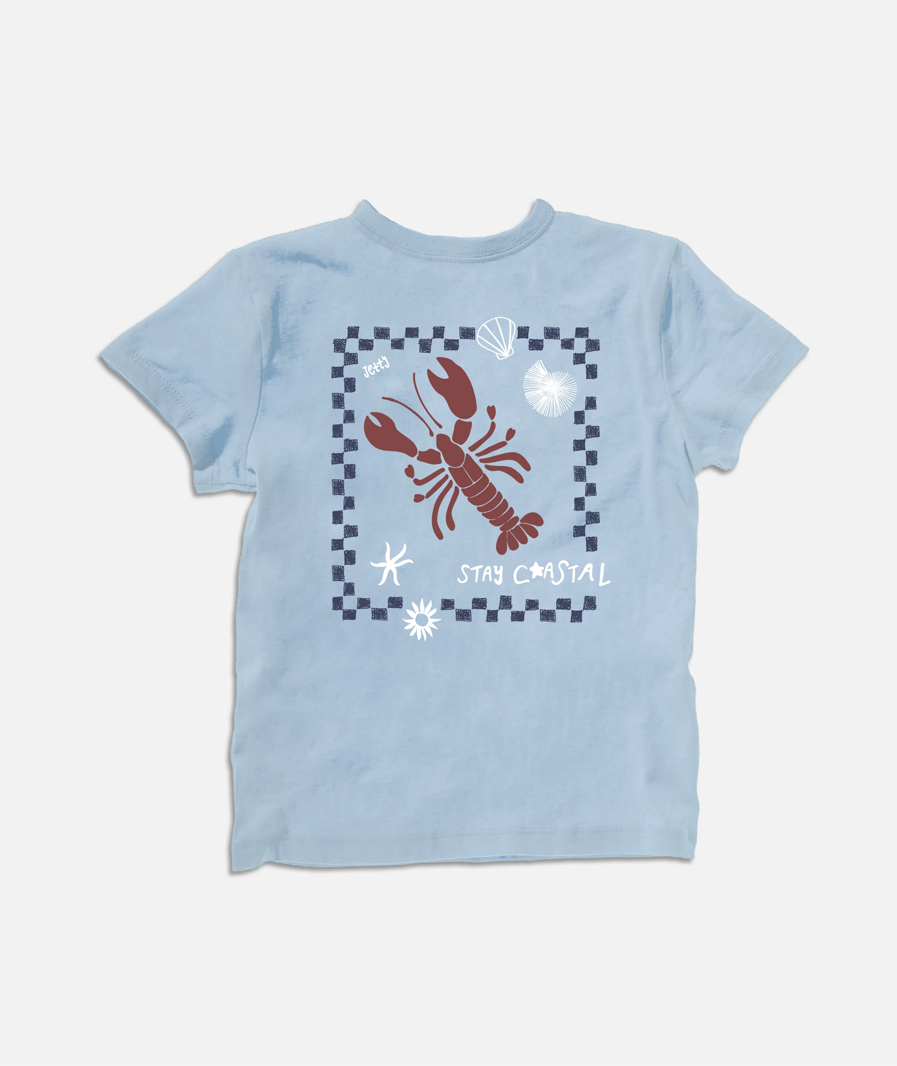 Tot Coastal Crustacean Tee - Light Blue
