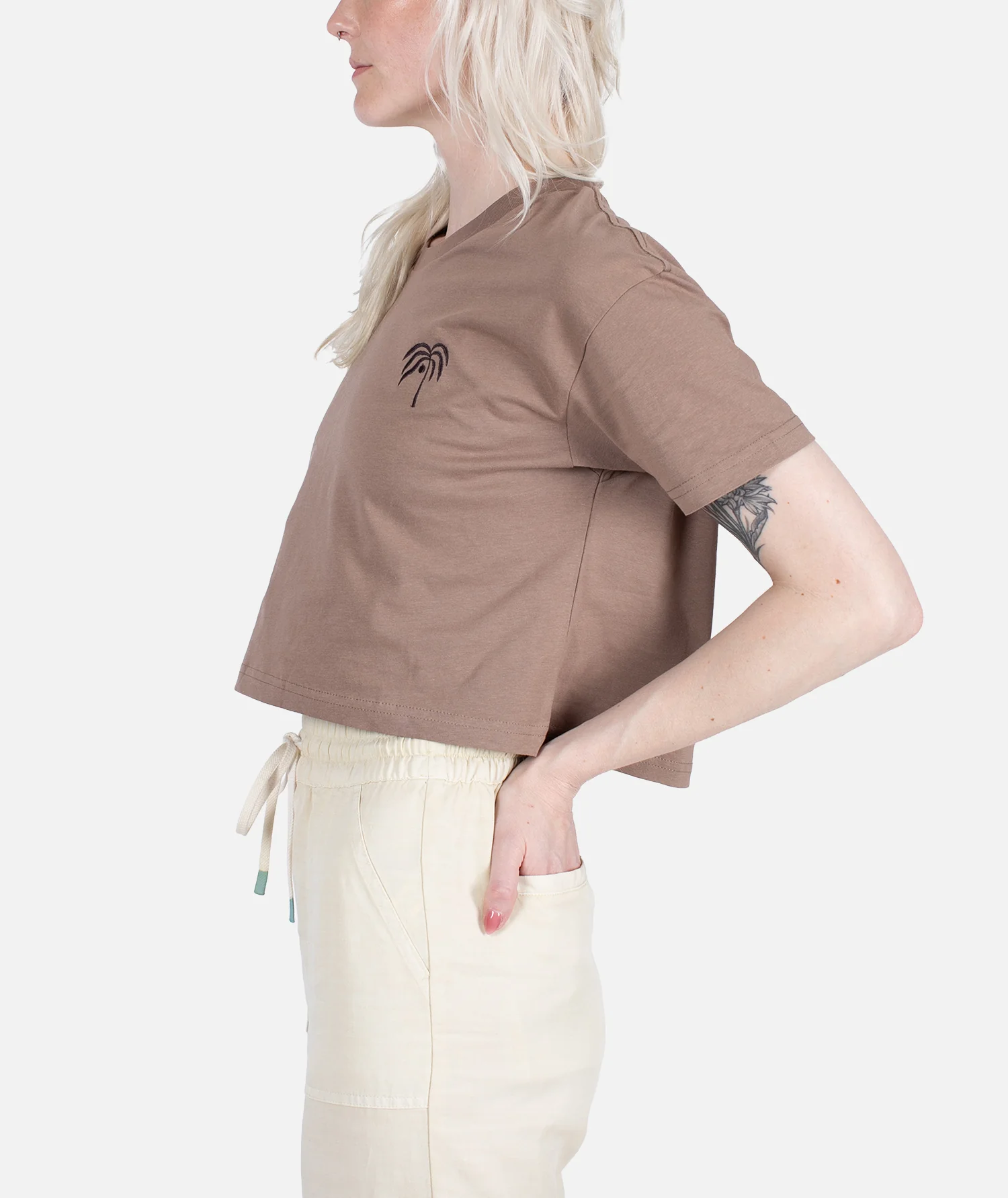 Coco SS Tee - Brown - Image 4
