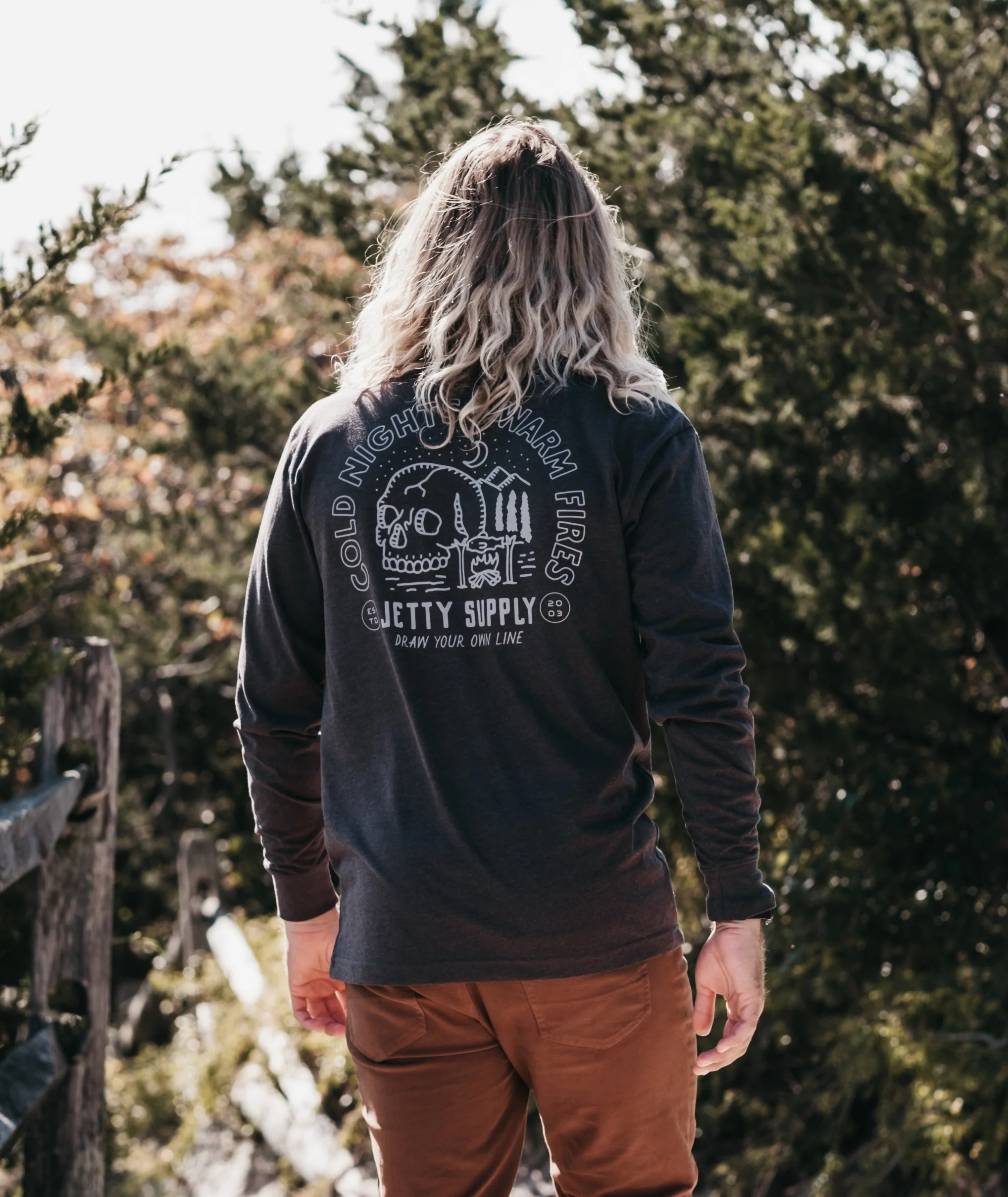 Cold Nights Long Sleeve - Charcoal - Image 3
