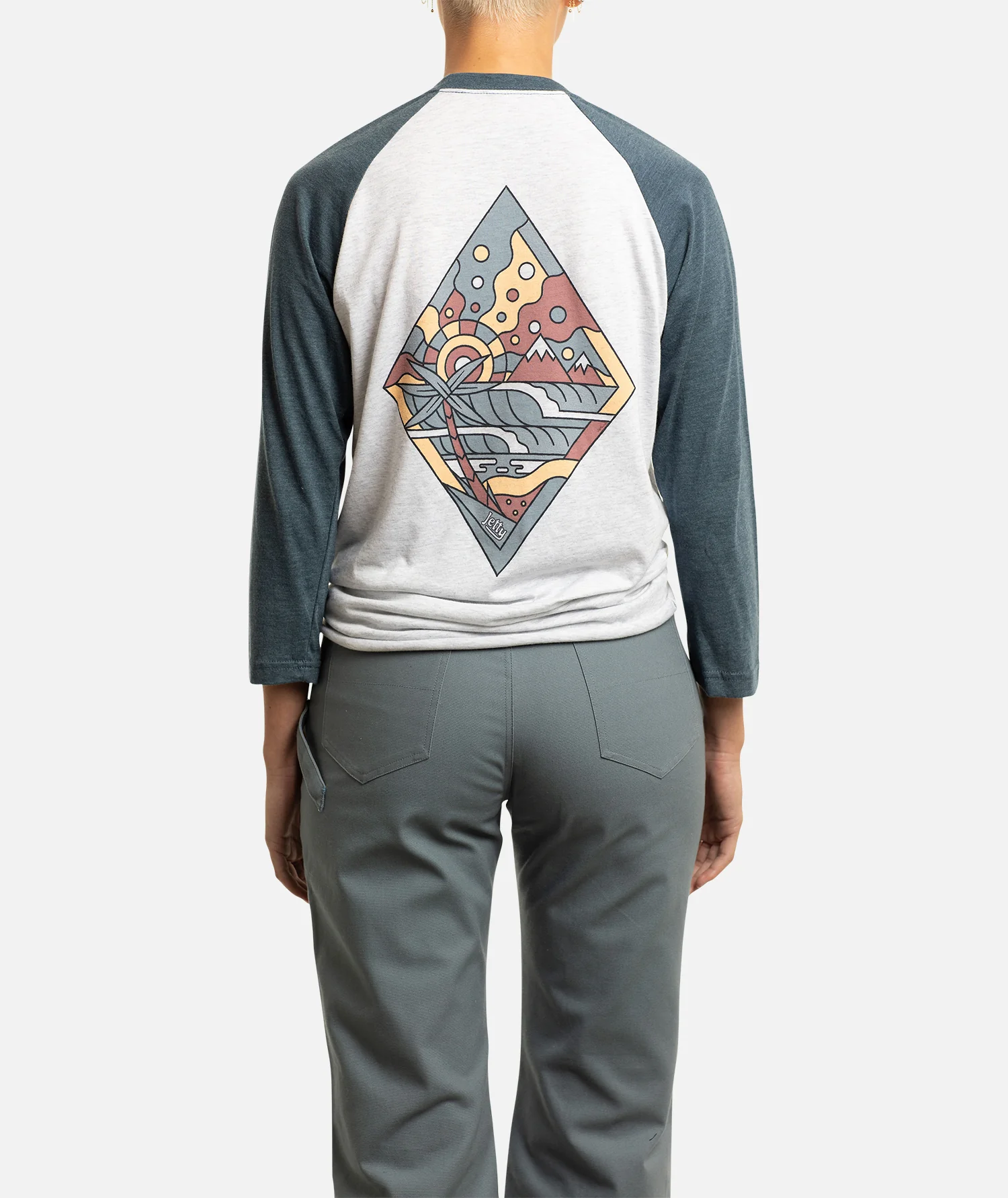 Cove Raglan - Indigo - Image 2