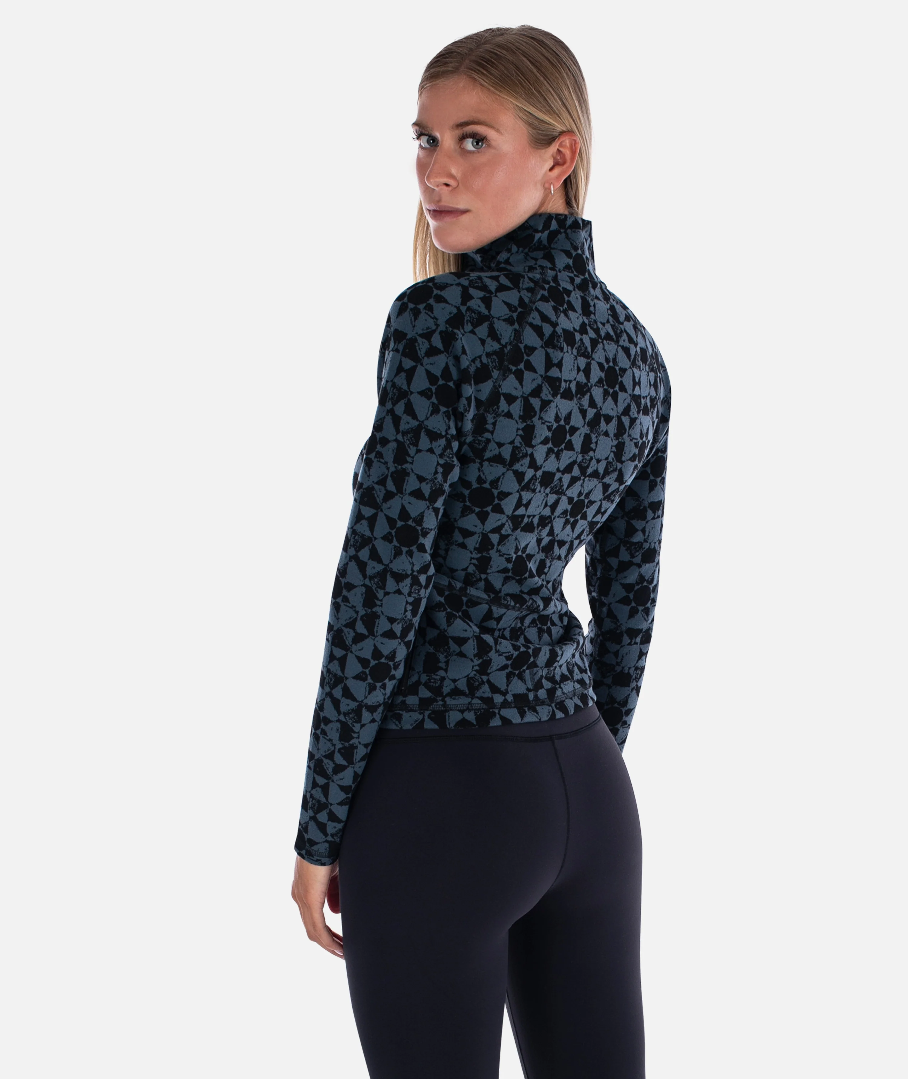 Cranford Quarter Zip - Black - Image 3