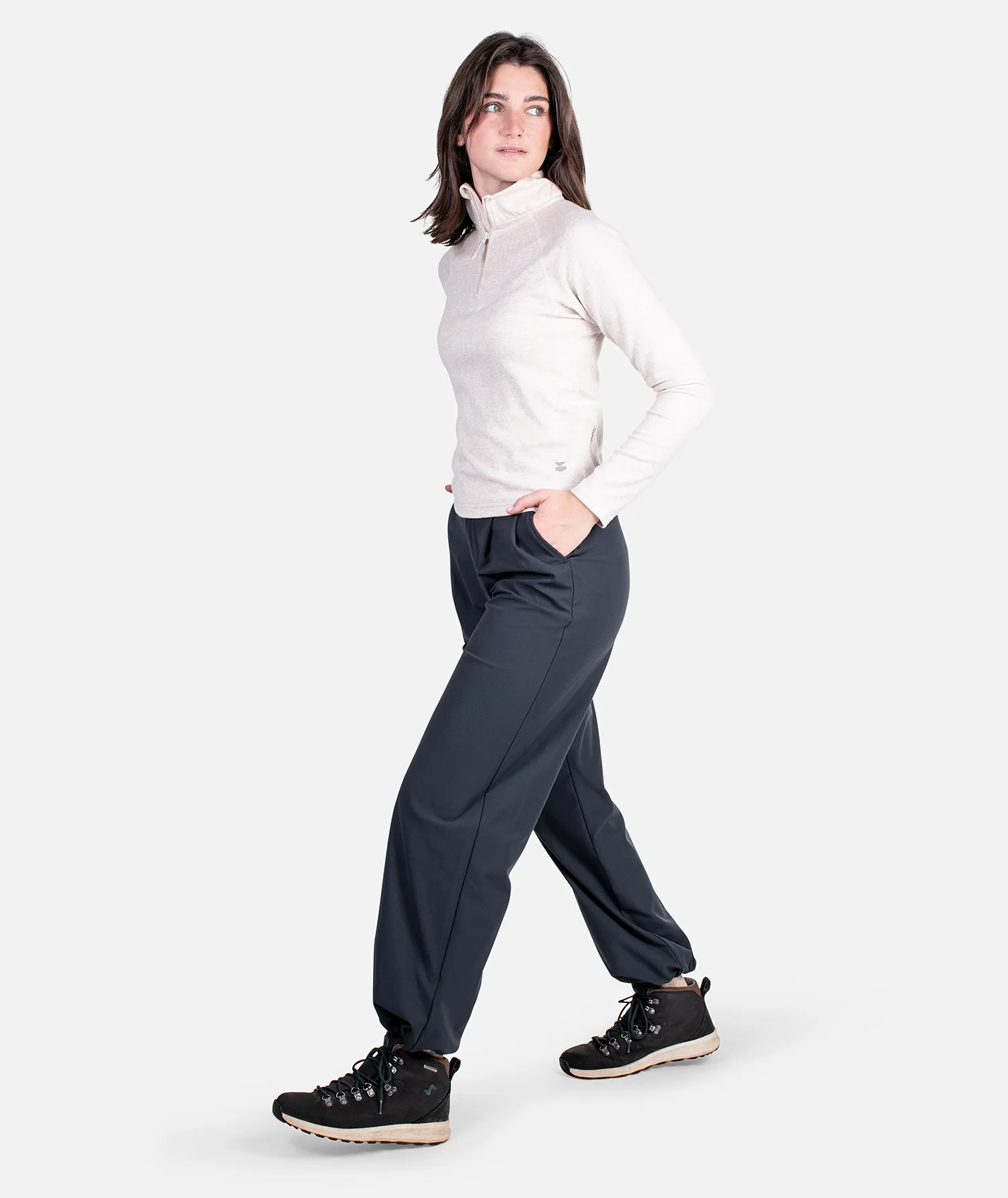 Cranford Quarter Zip - Pumice - Image 6