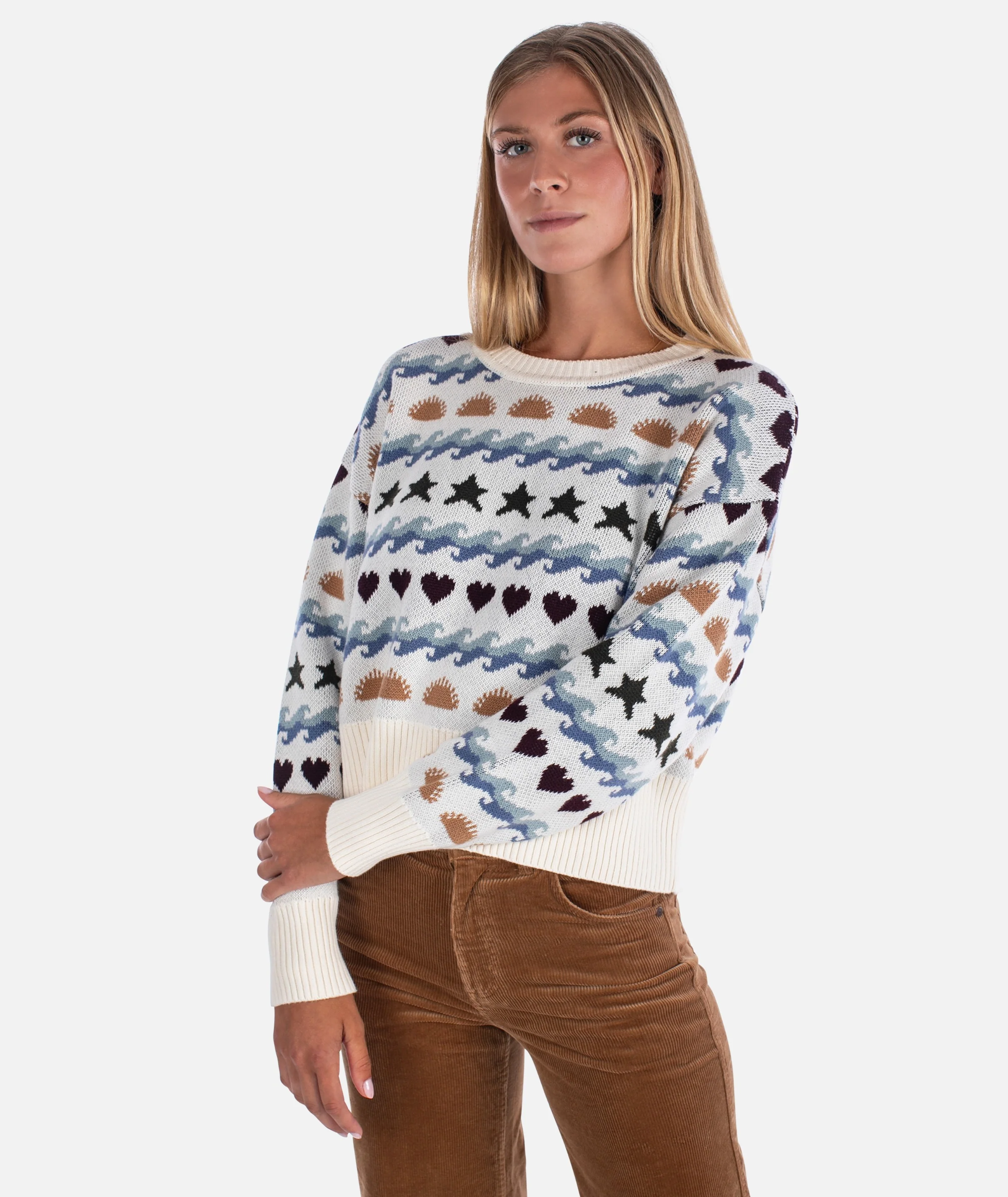 Crescent Sweater - Ivory - Image 3
