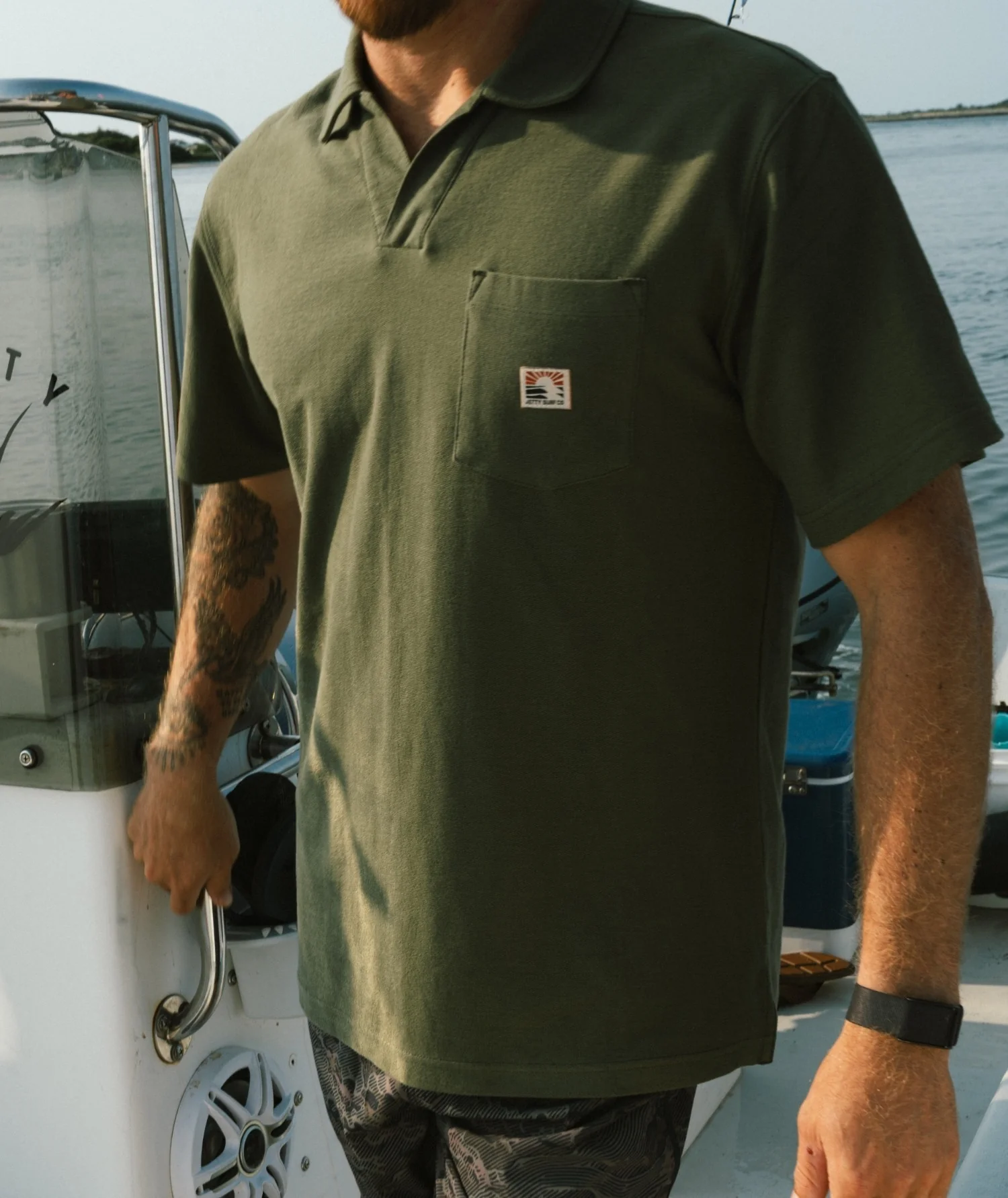 Cruise Terry Polo - Olive - Image 2