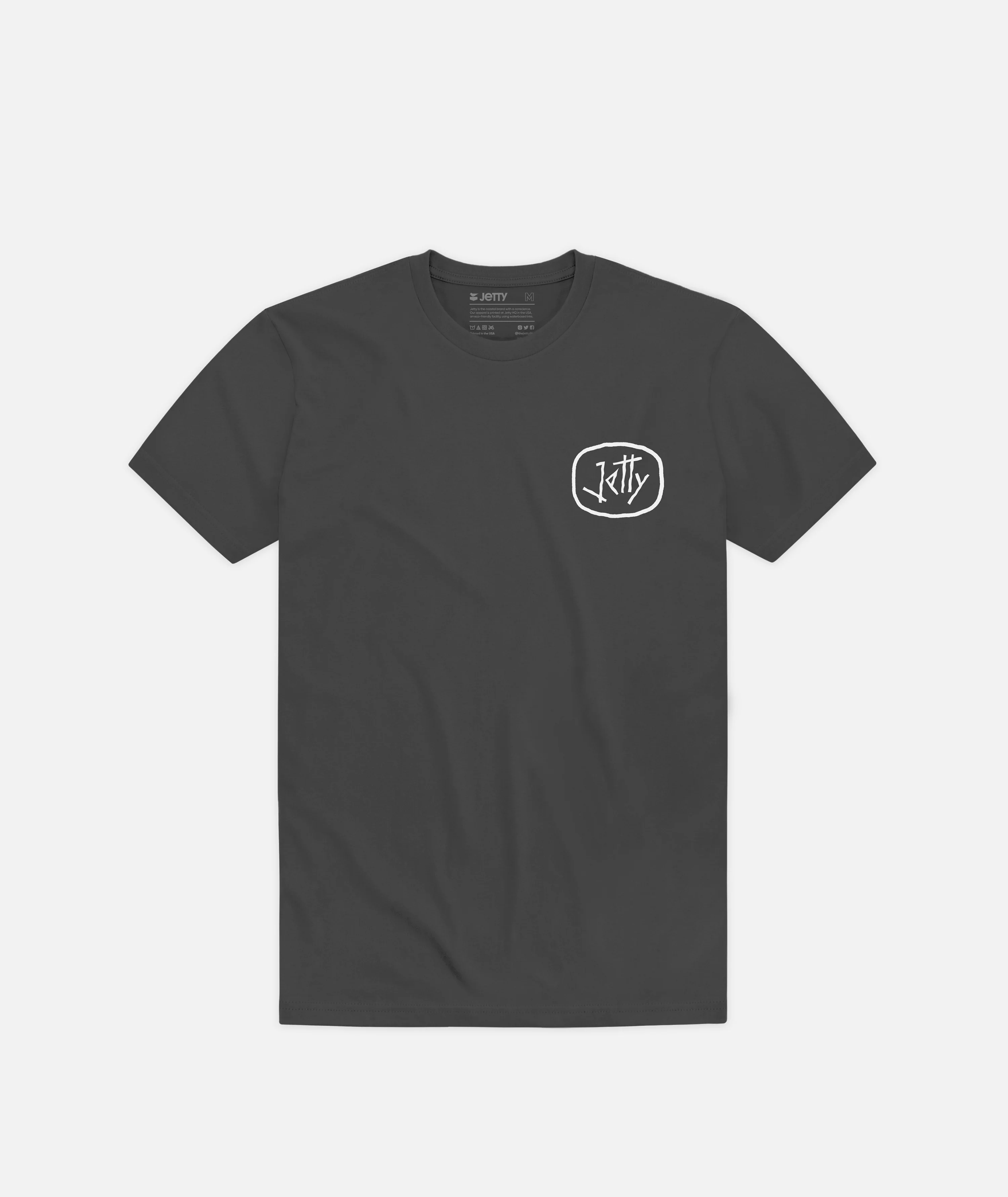 Grom Davy Tee - Dark Grey - Image 2