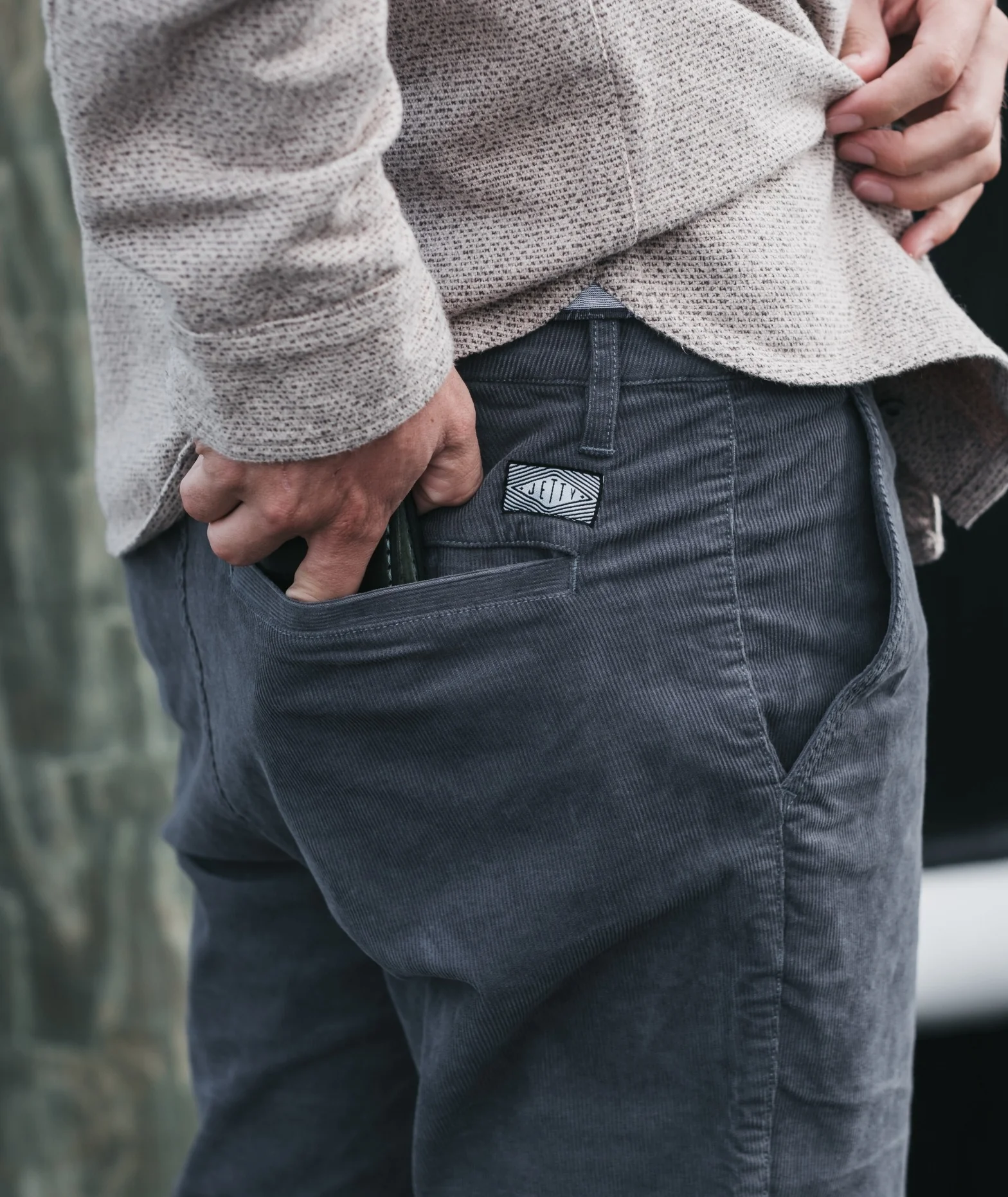 Depth Corduroy Pant - Graphite - Image 2