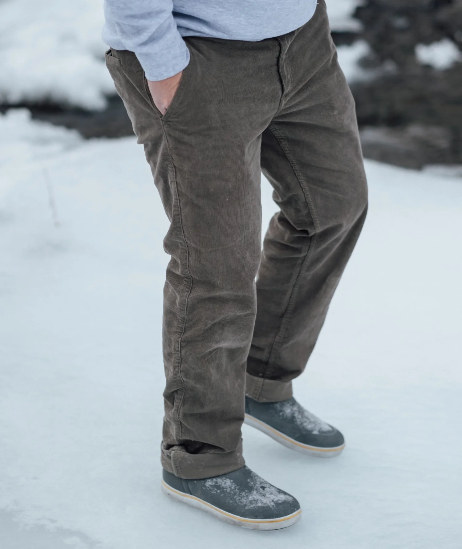 Depth Corduroy Pant - Olive - Image 3