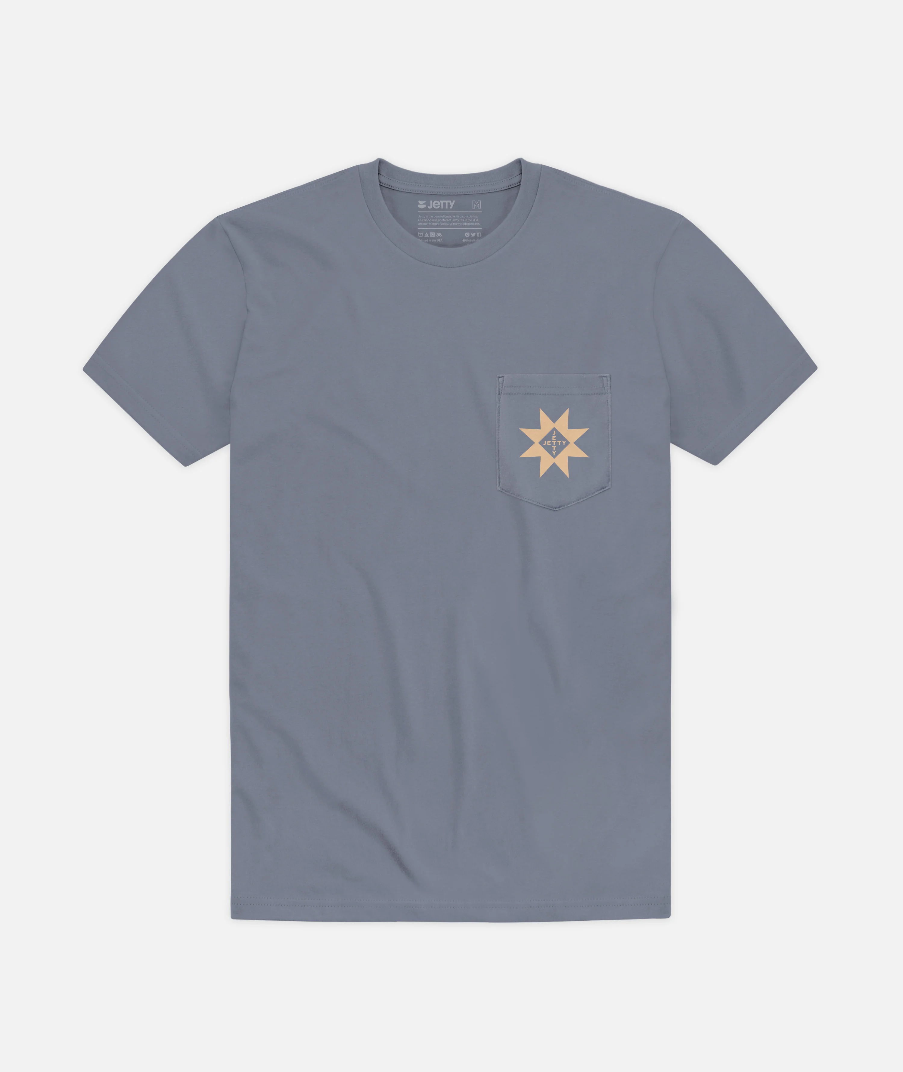 Desert Sun Pocket Tee - Fog - Image 2