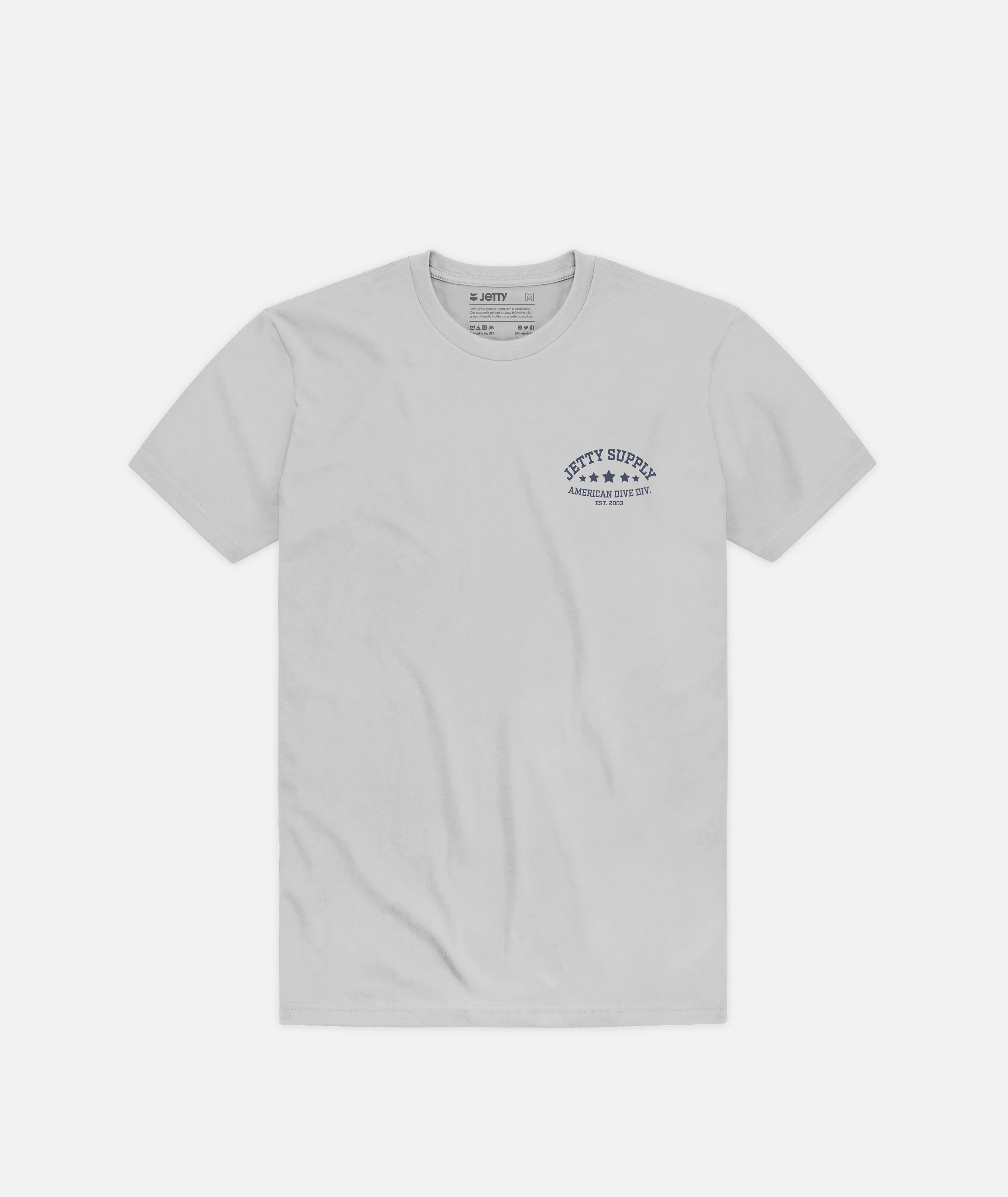Grom Division Tee - Silver - Image 2