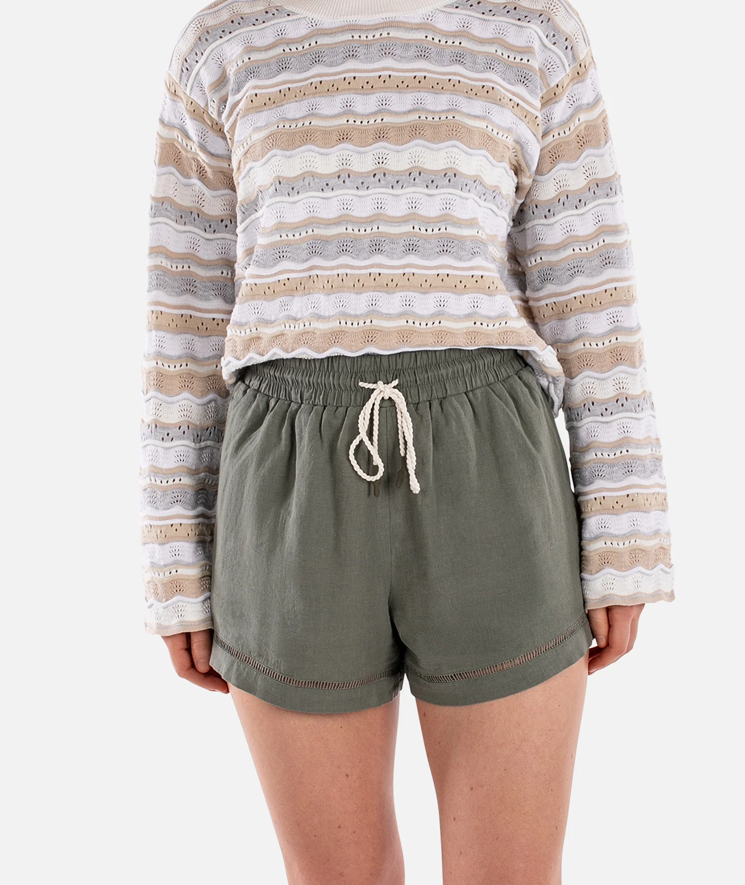 Dune Linen Short - Agave