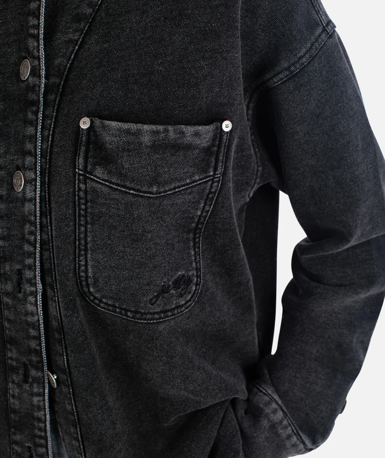 Eden Knit Shirt - Black - Image 3