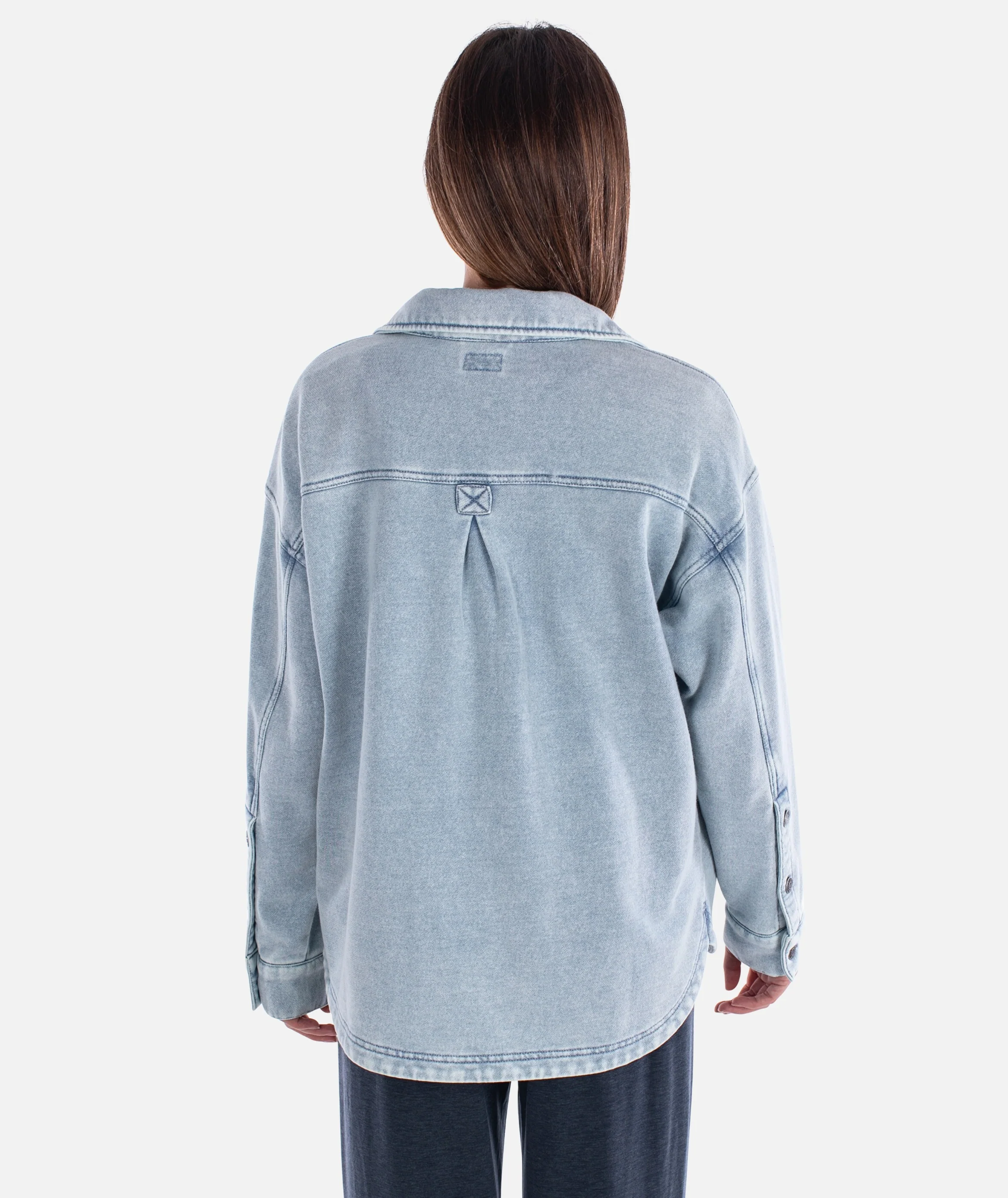 Eden Knit Shirt - Denim - Image 4