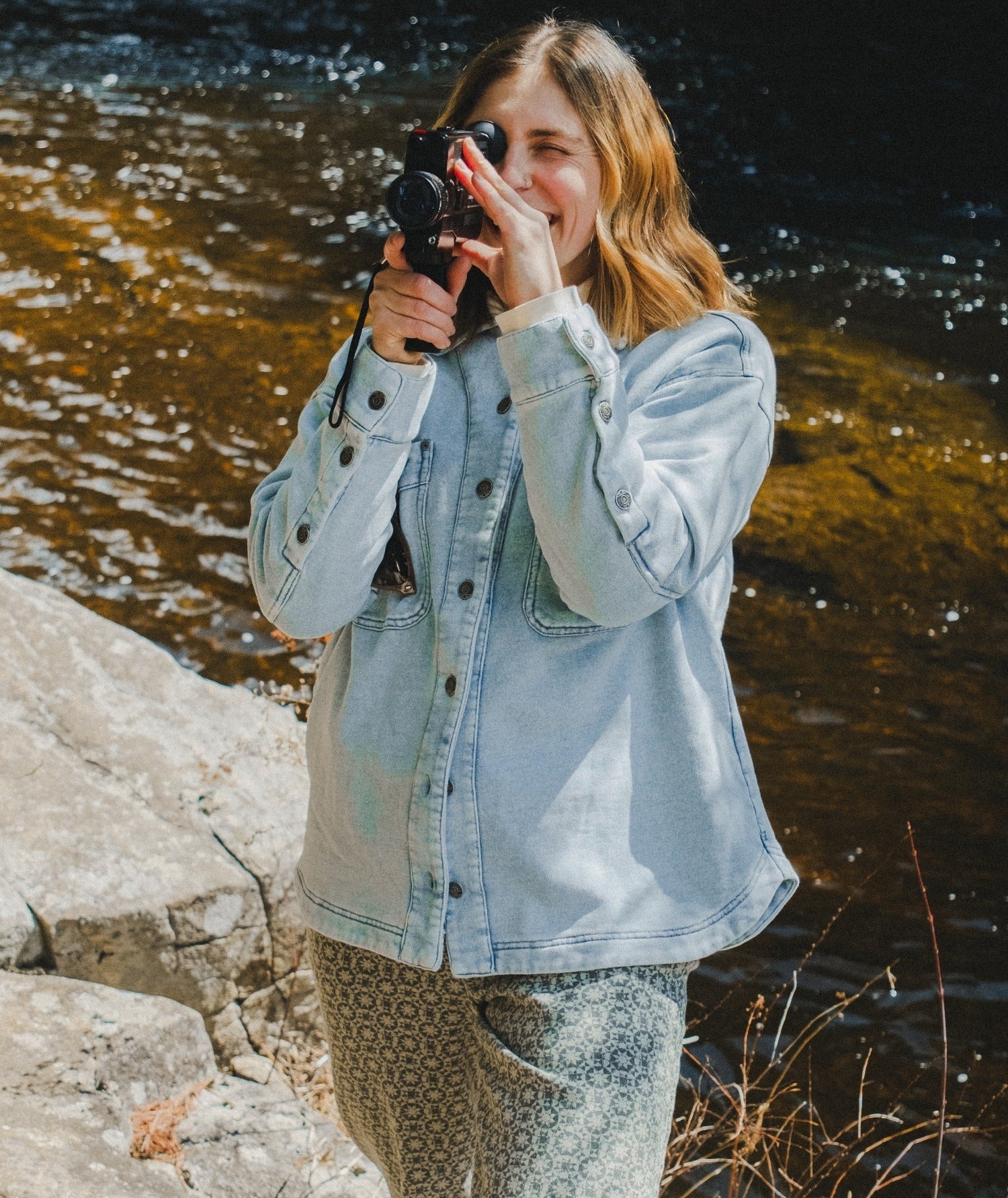 Eden Knit Shirt - Denim - Image 6