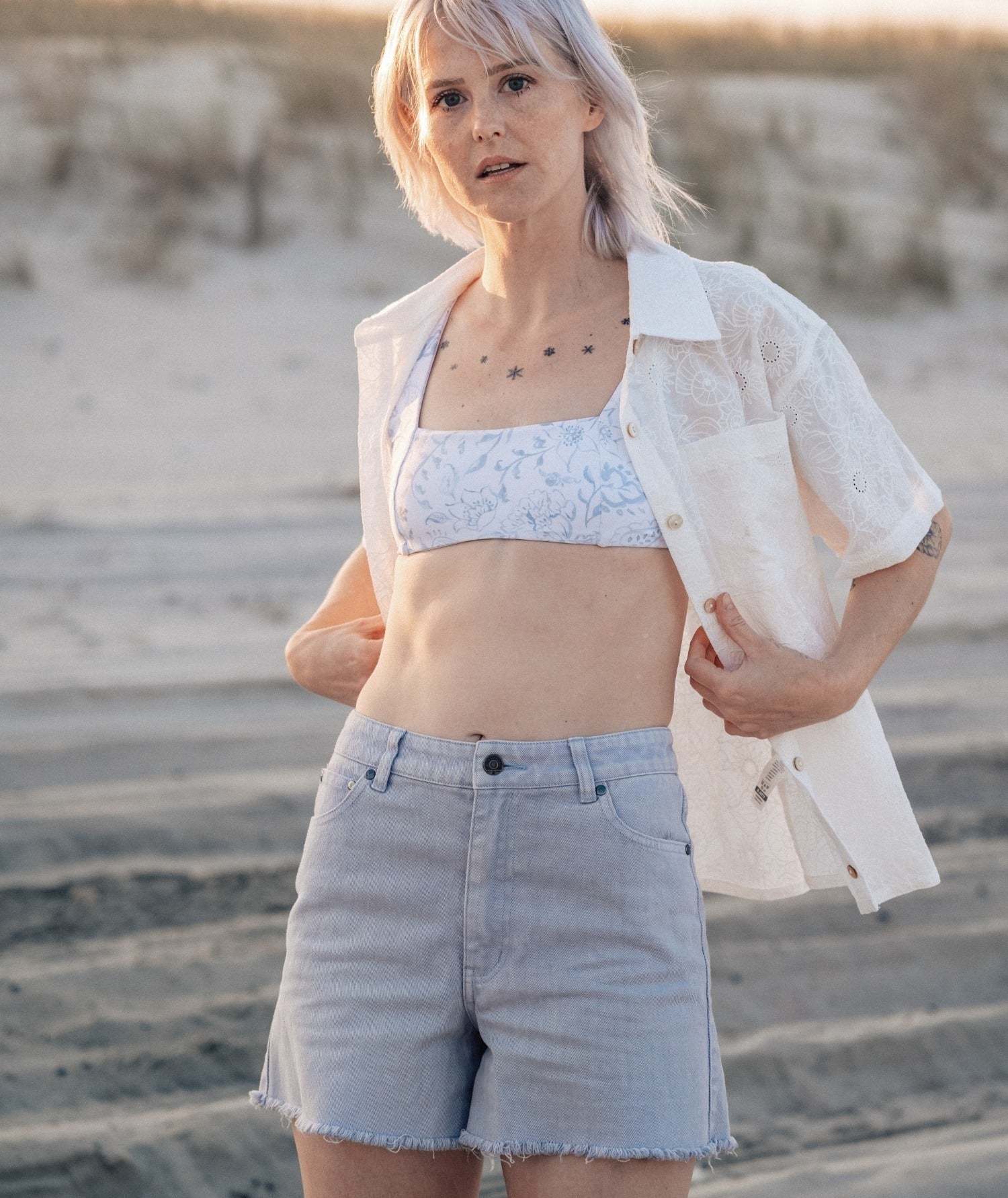Elle Short - Blue - Image 3