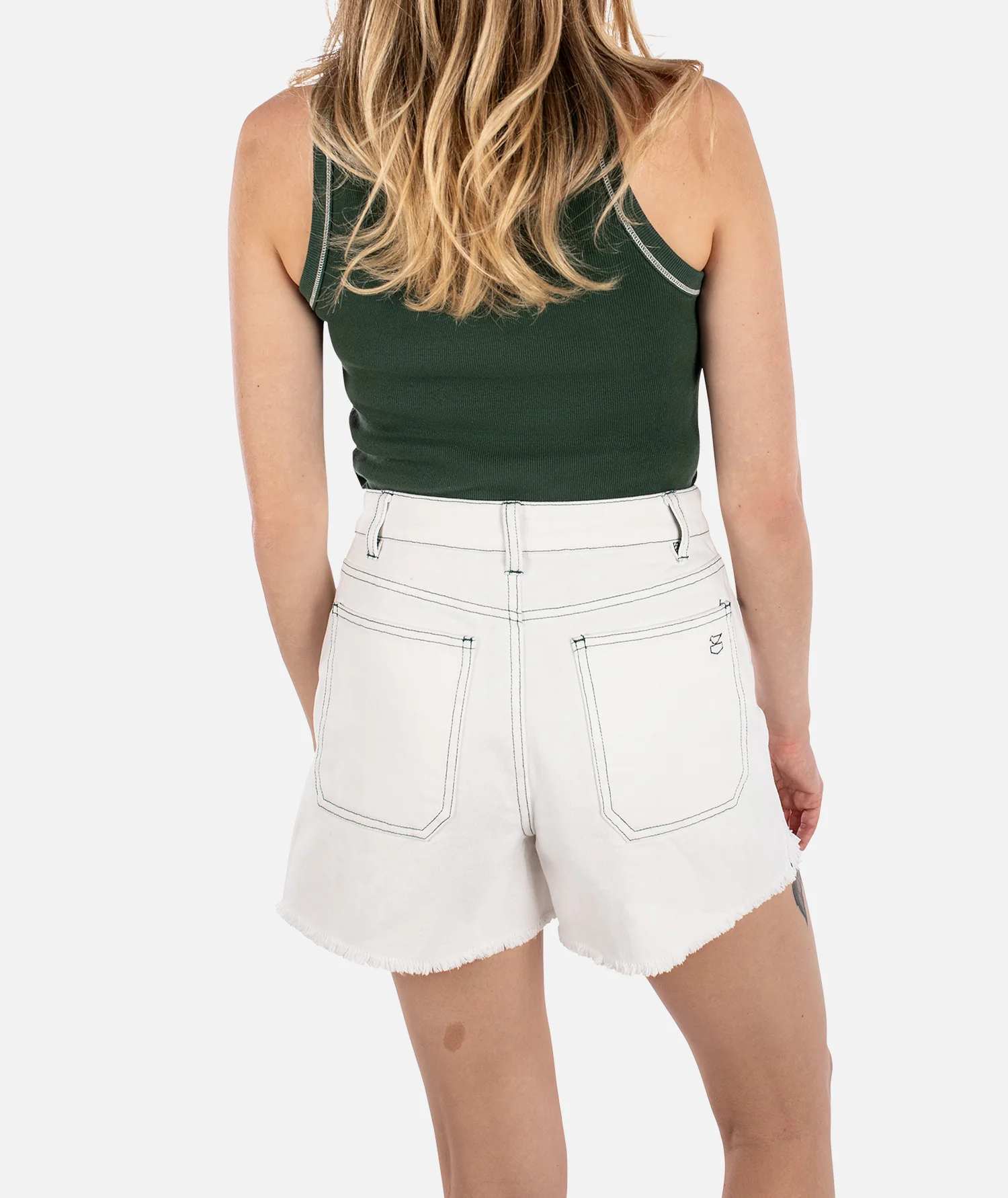 Elle Shorts - White - Image 2