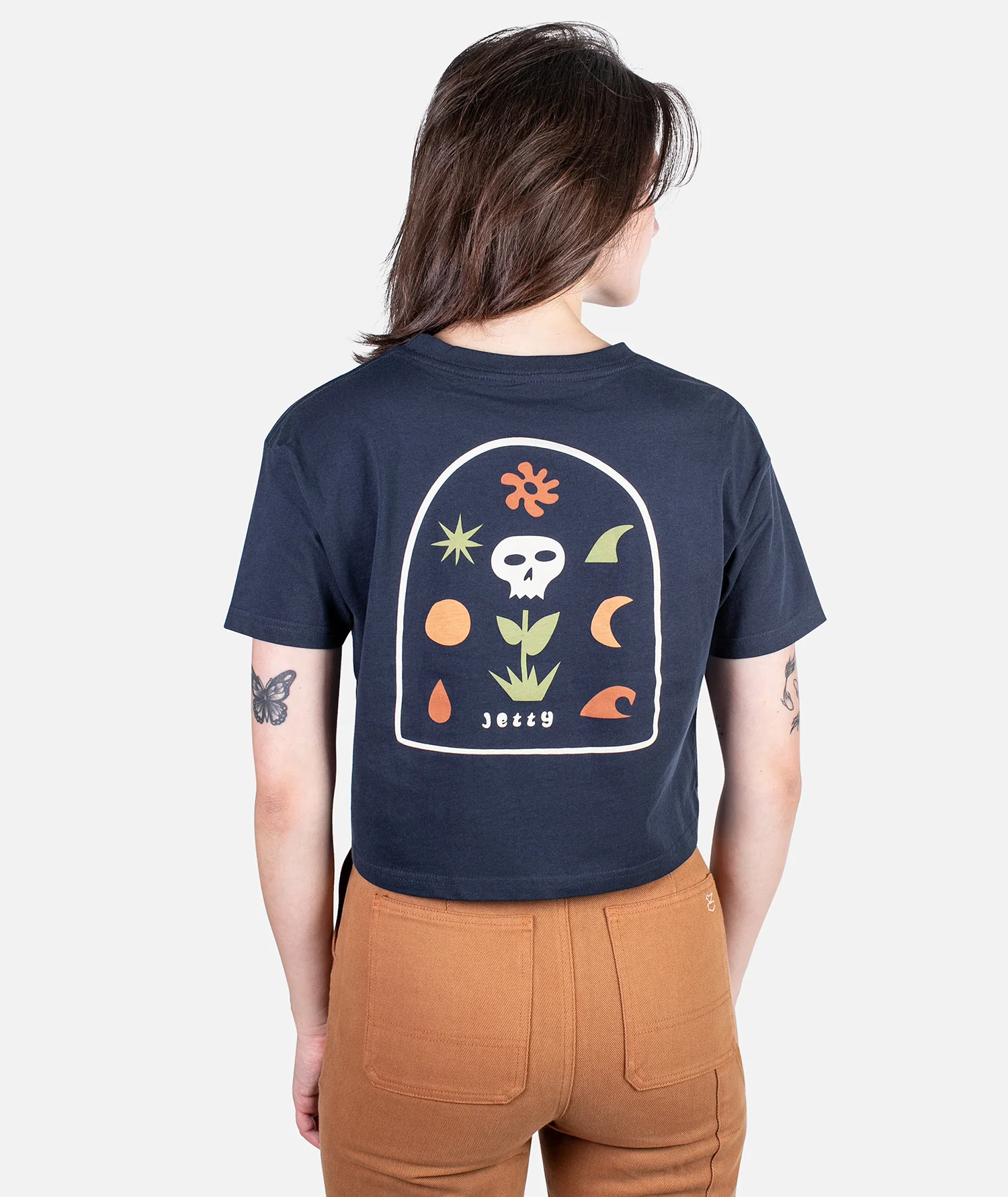 Essentials Tee - Navy - Image 2