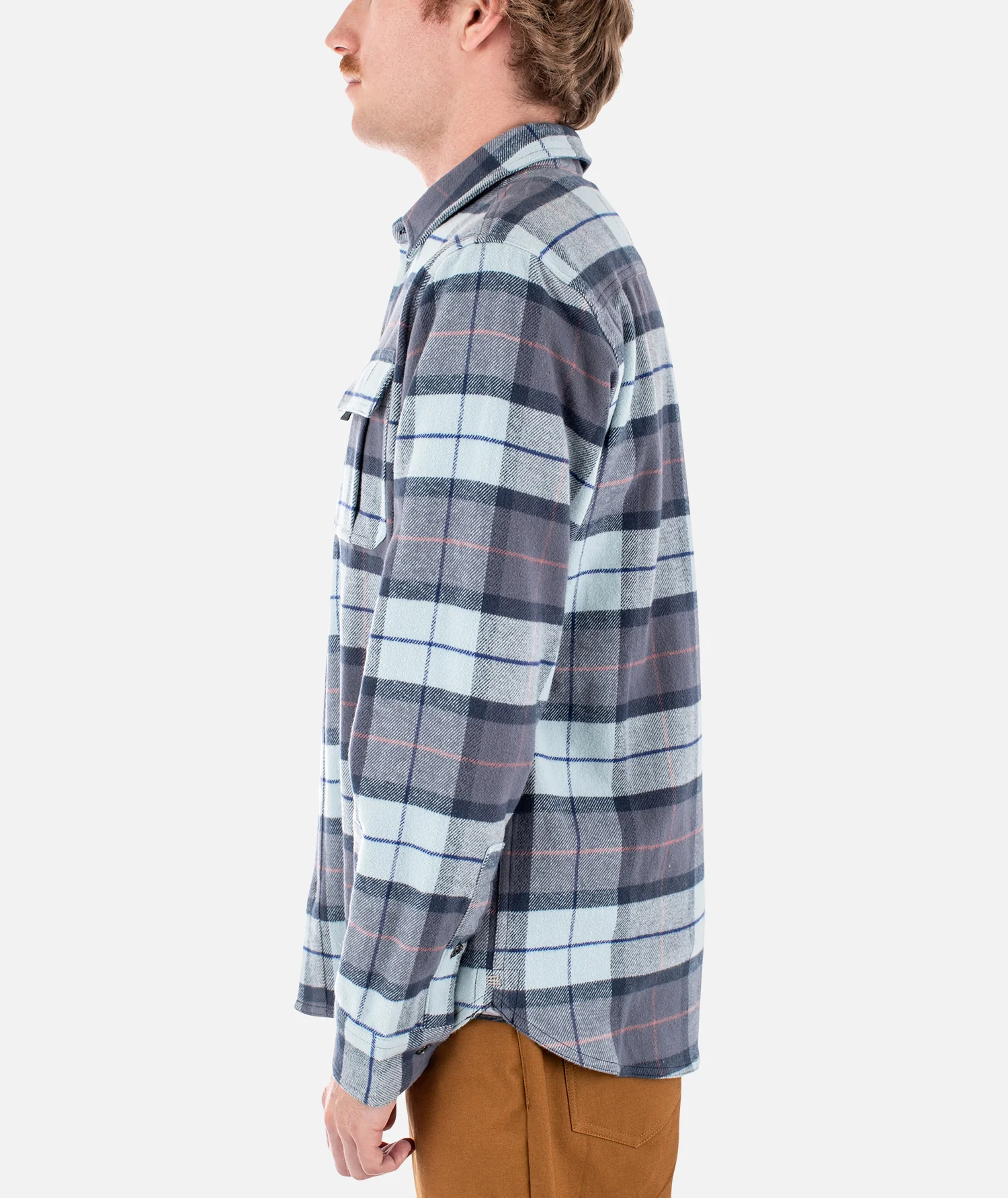 Arbor Flannel - Light Blue - Image 3