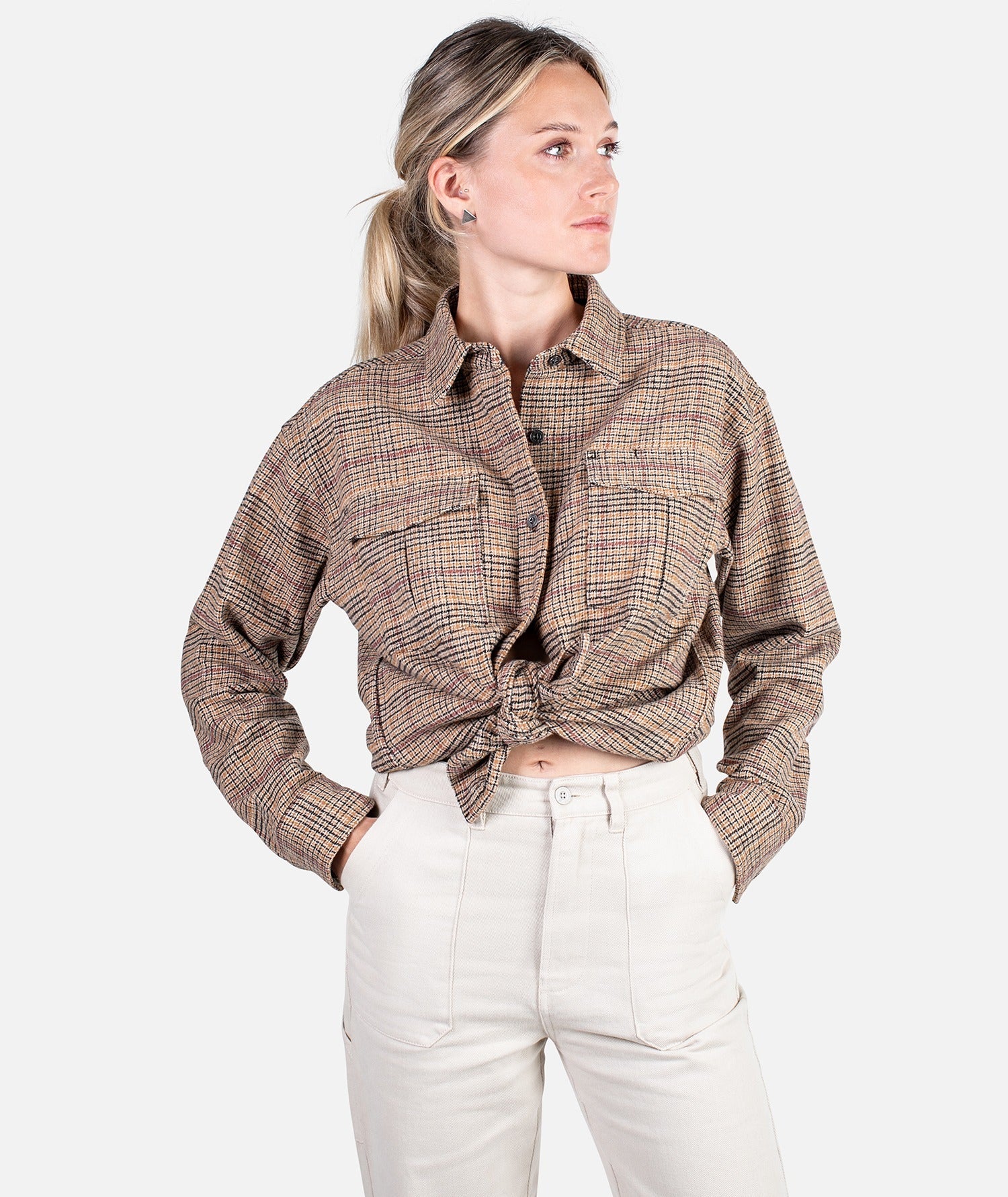 Anchor Flannel - Tan - Image 4
